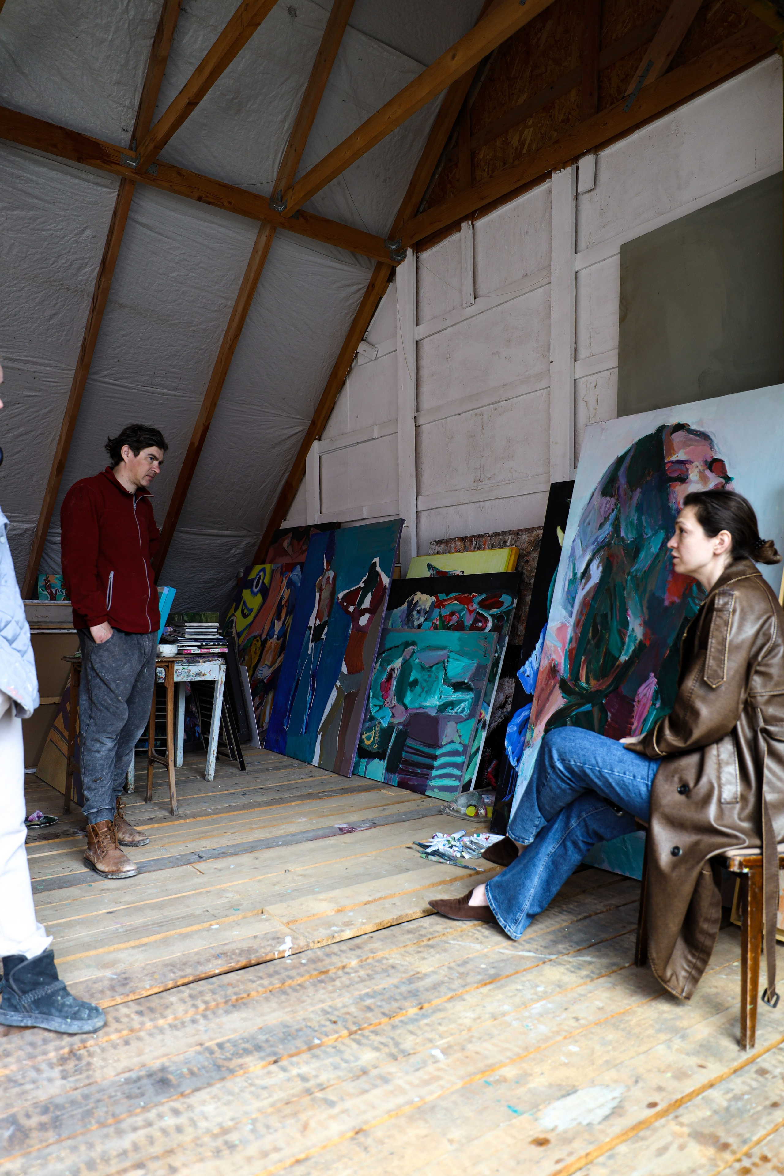 Художники Ренат Рамазанов и Александра Сырбу. Дженбаз Павел — фотограф в Ялте