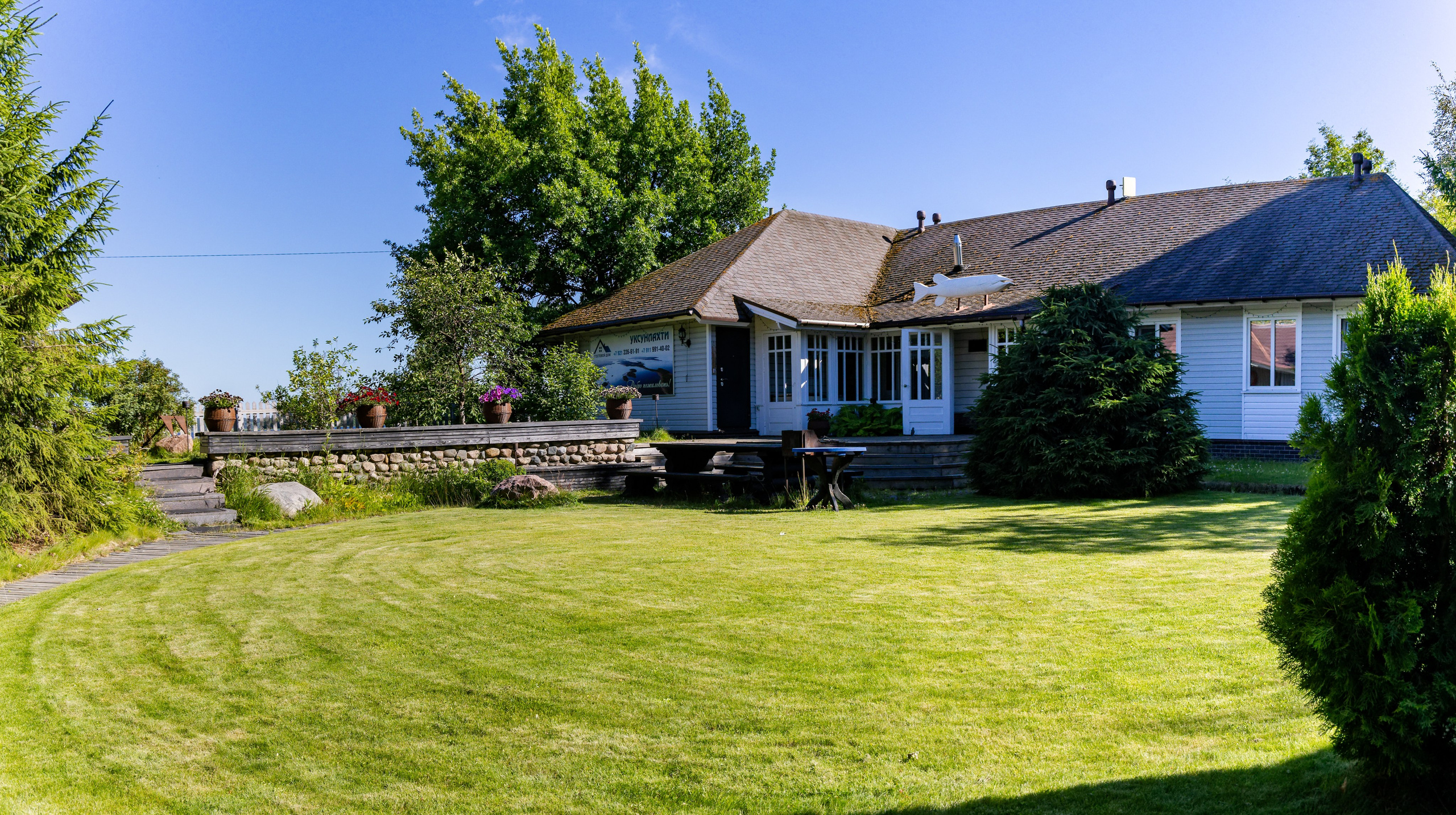 Гостевые дома «Уксунлахти» (деревня Ууксу). Аэросъемка. Фото и Видео в Карелии. Алексей Фрилунд