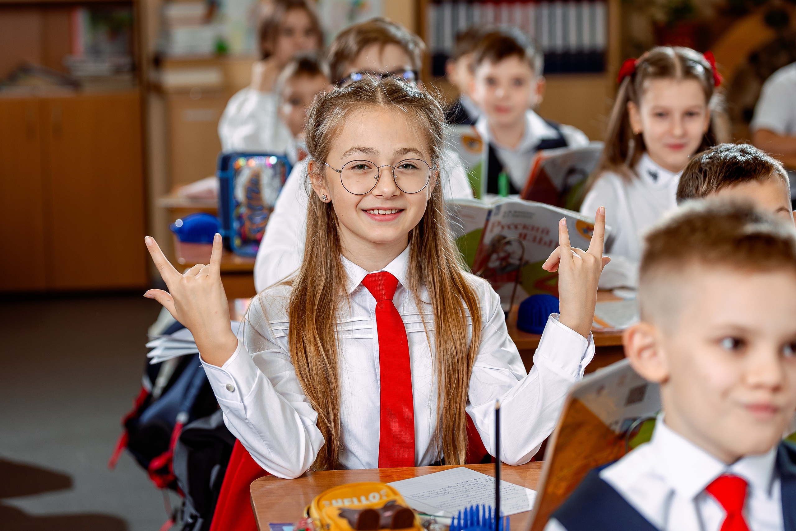 Репортаж на уроках. Семейный и детский фотограф Комина Елена, Власиха, Одинцово