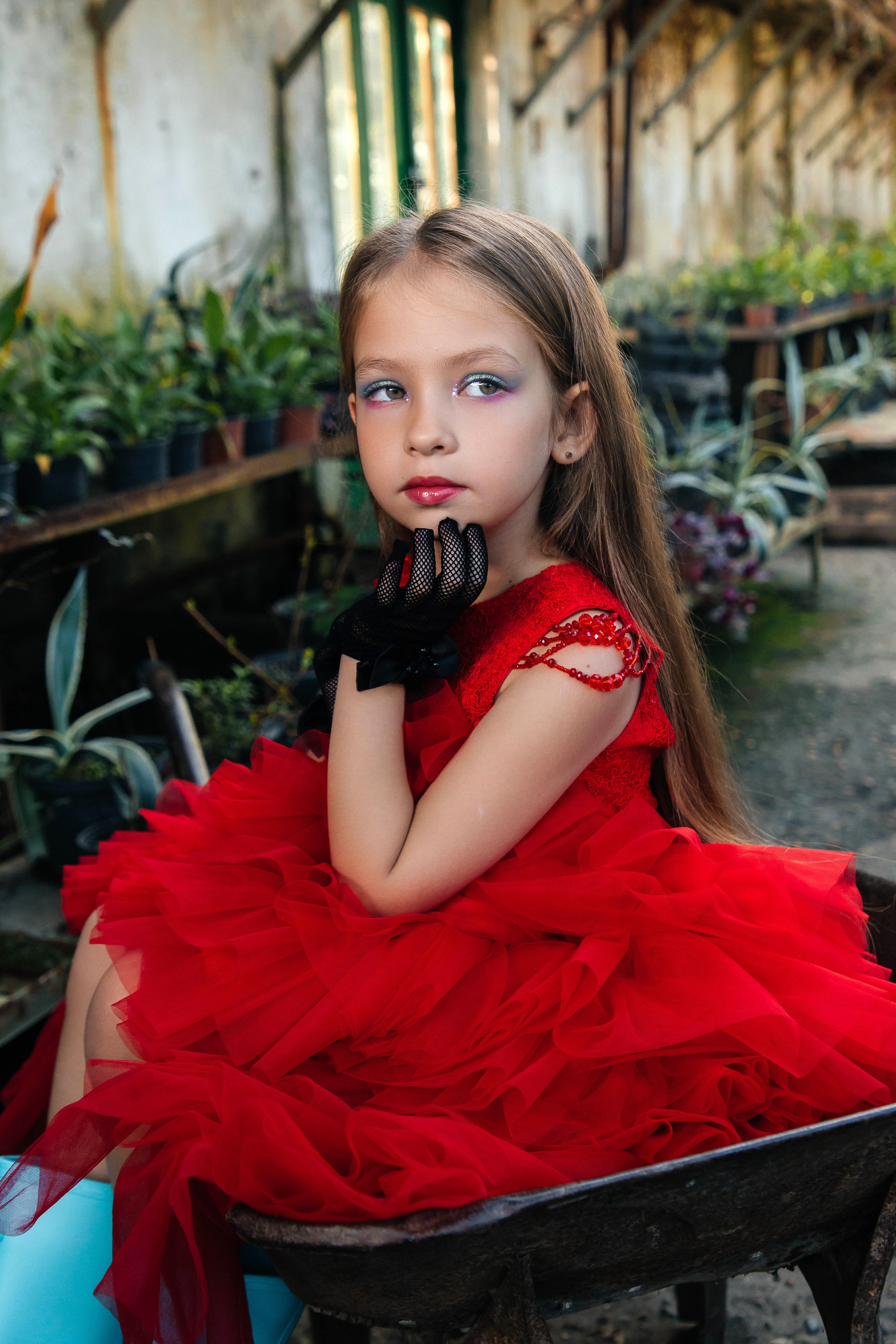 Botanical style. Efimova Model Agency