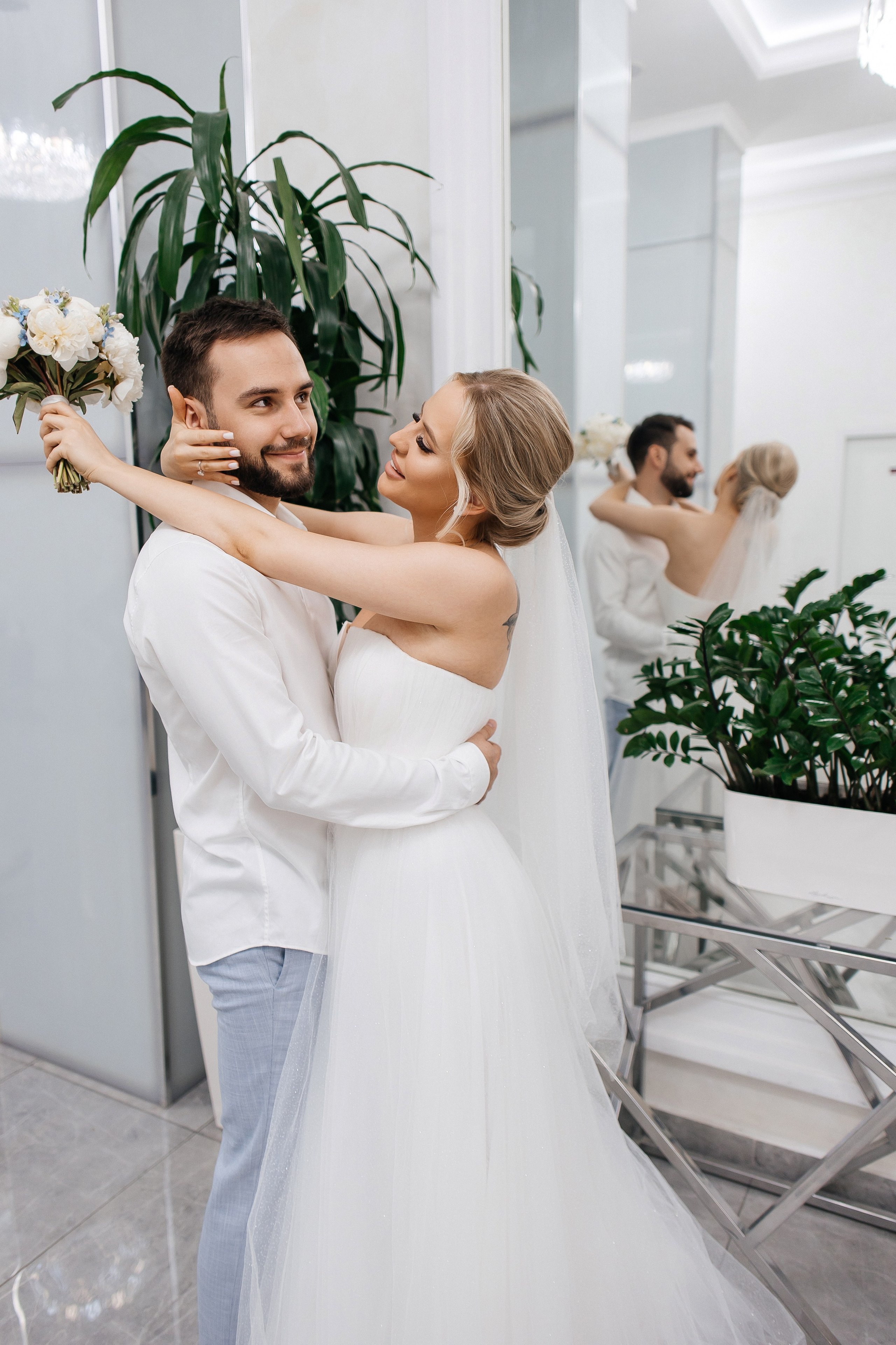 Борис и Ксения (утро + Загс + прогулка). Фотограф в Москве Екатерина Потапова