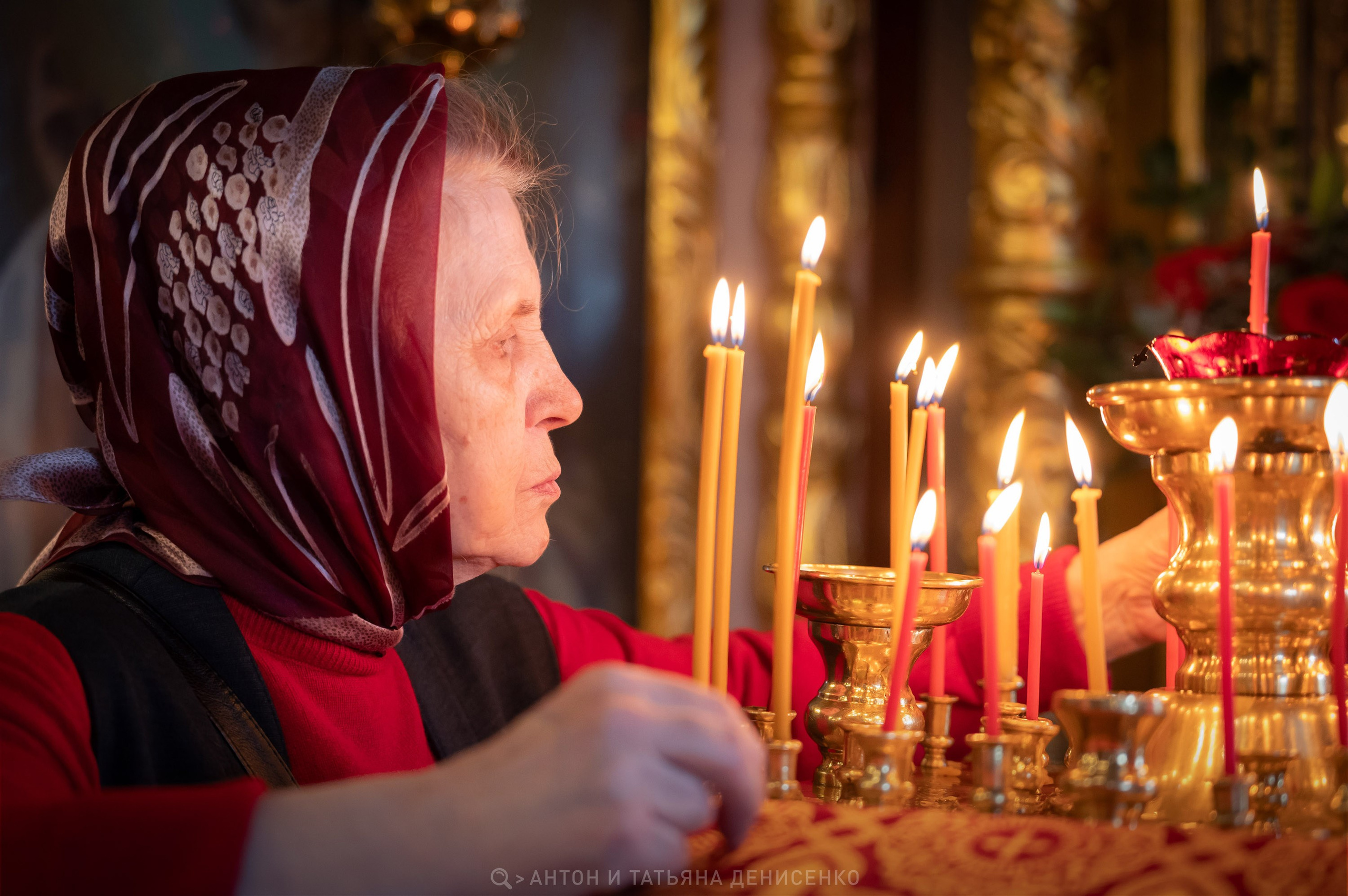 Храм Преображения Господня в Богородском. Антипасха. Антон и Татьяна Денисенко — В храме