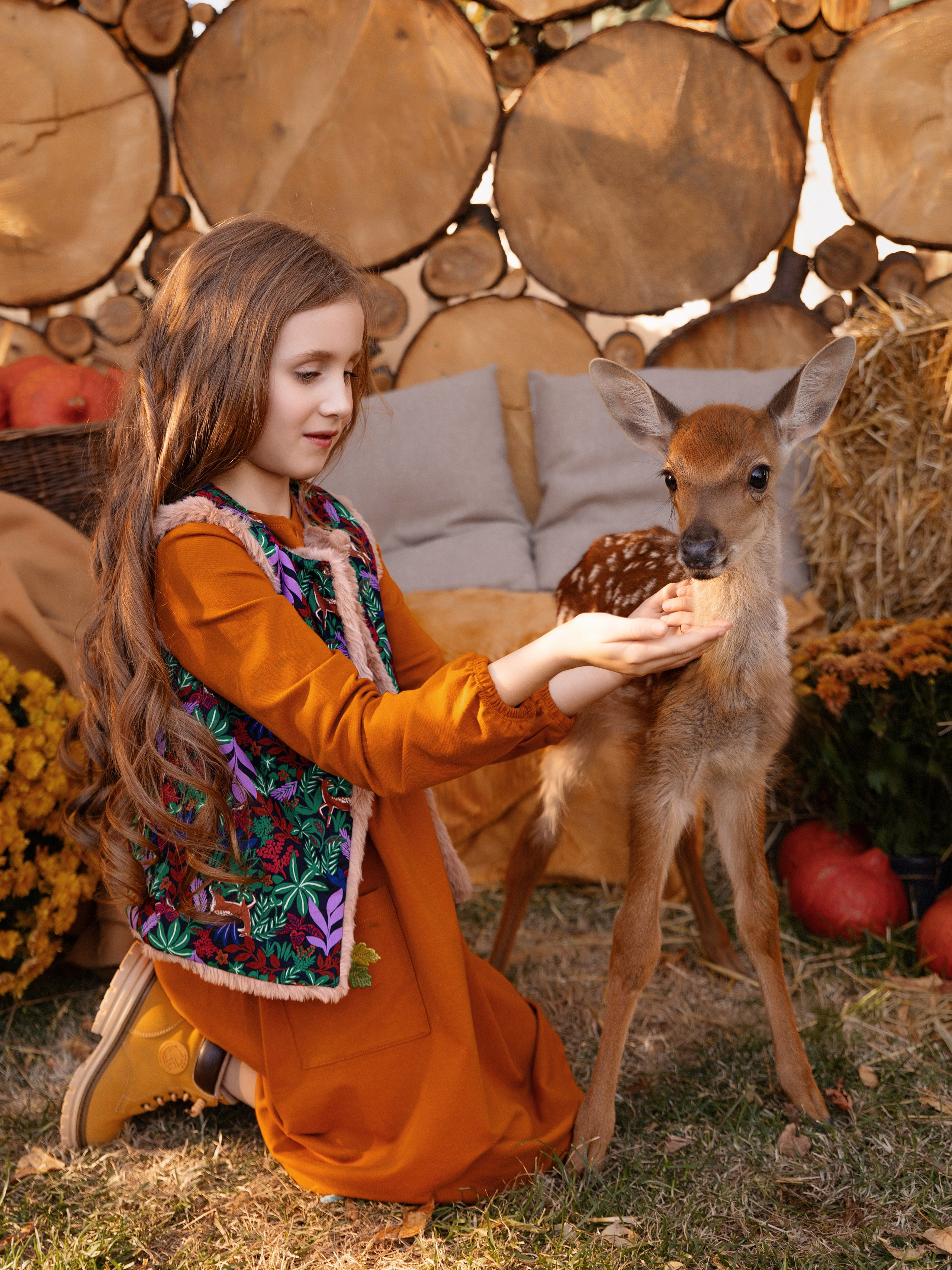 Детская фотосессия с животным. Трубинова Екатерина | Семейный фотограф | Москва