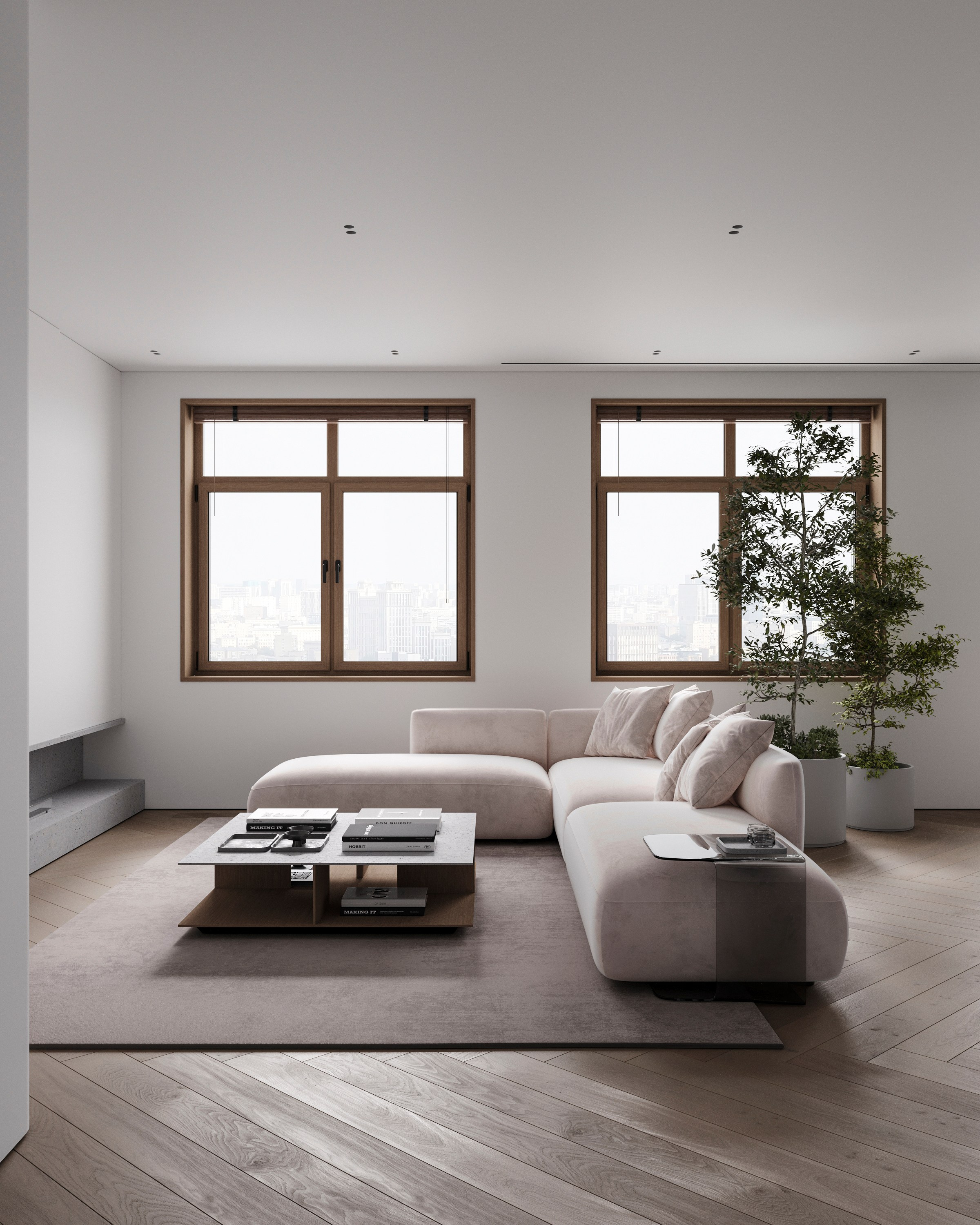 URBAN RETREAT | DESIGNER ANNE KIREEVA. Interior Visualization by Valerie Stetyukevich