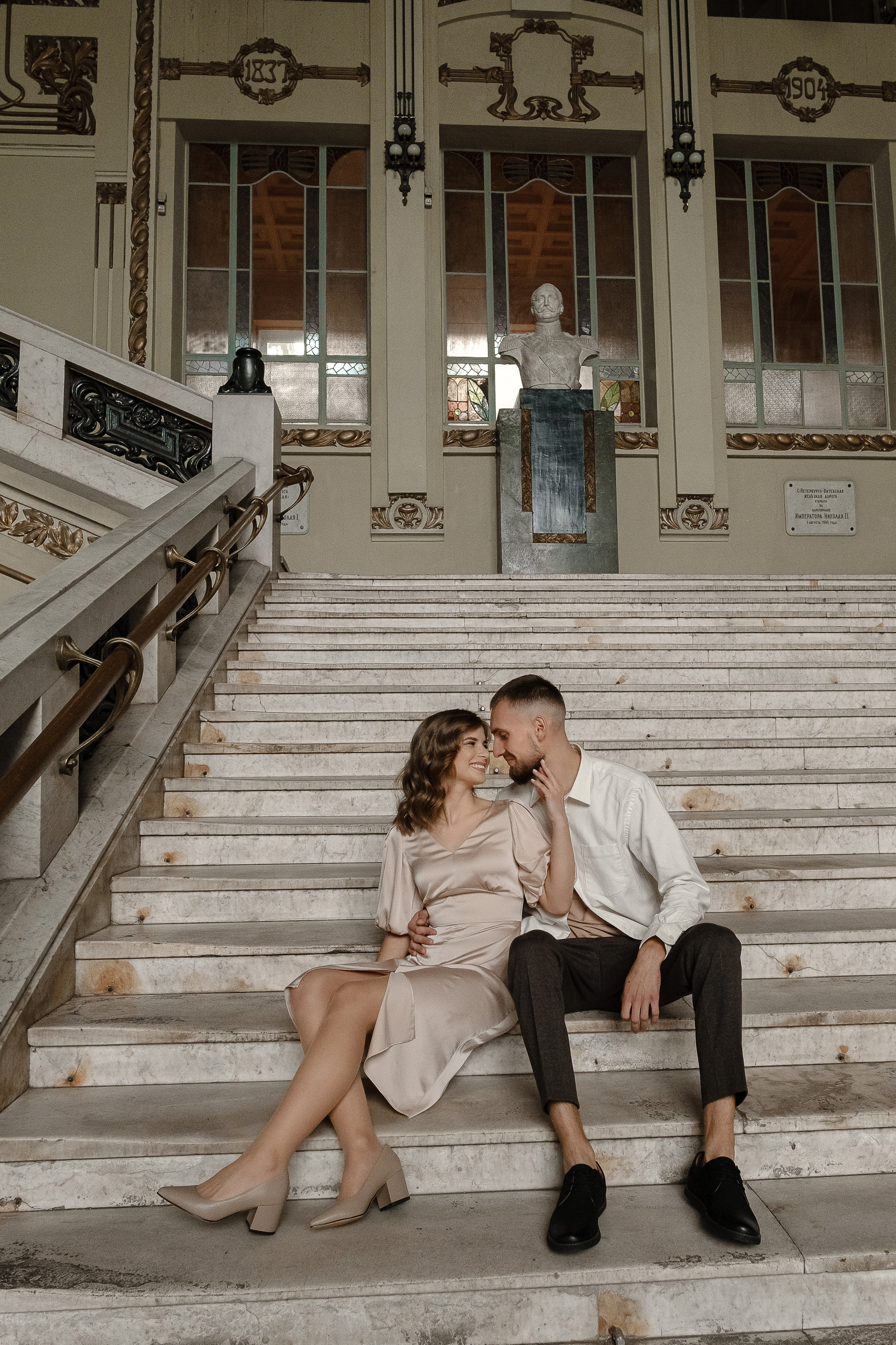 Свадебная прогулка Анны и Дмитрия. Свадебный фотограф в Спб и Москве