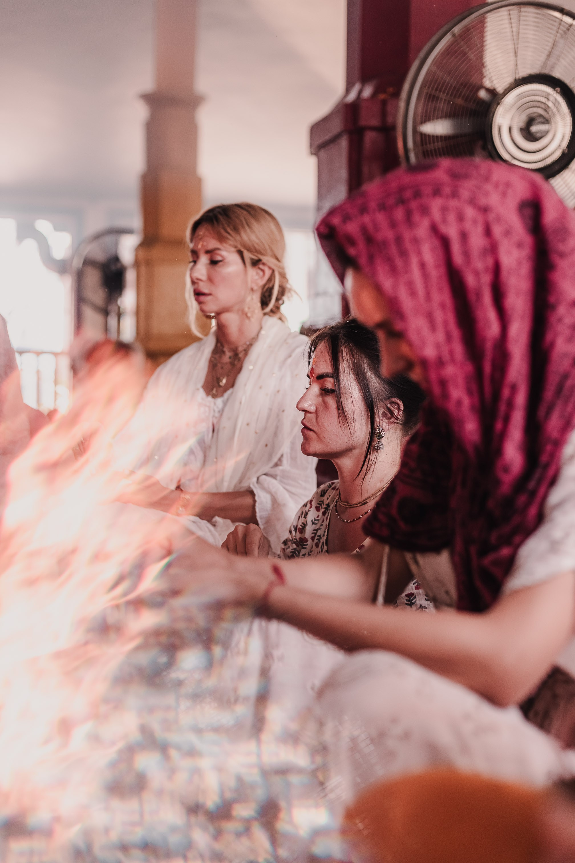 Navaratri yajna at Devraha Baba Ji ashram. Мариам Багдасарян