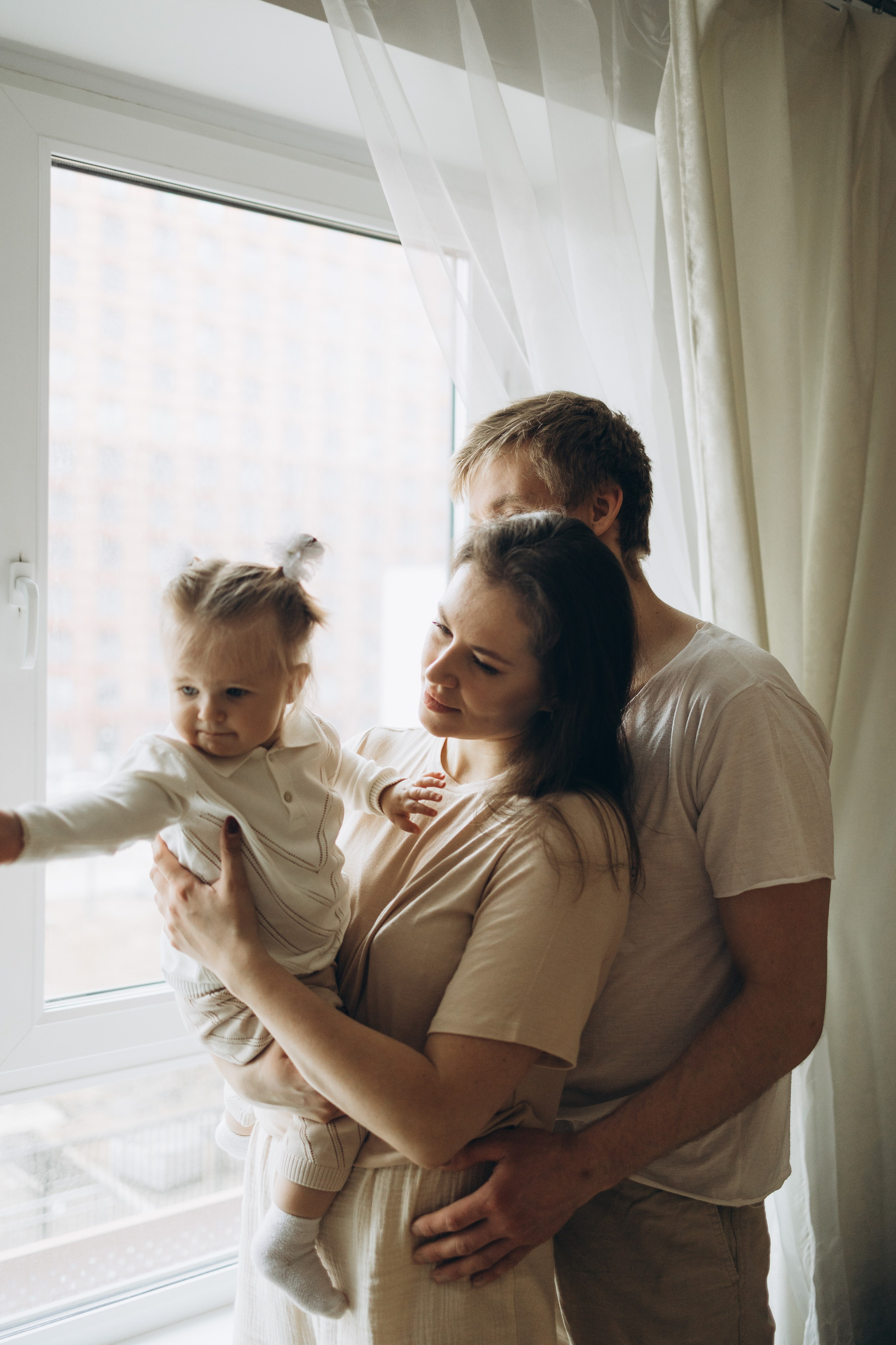 Настя, Андрей и Лиза. Семейный фотограф в Москве Виктория Ястребинская
