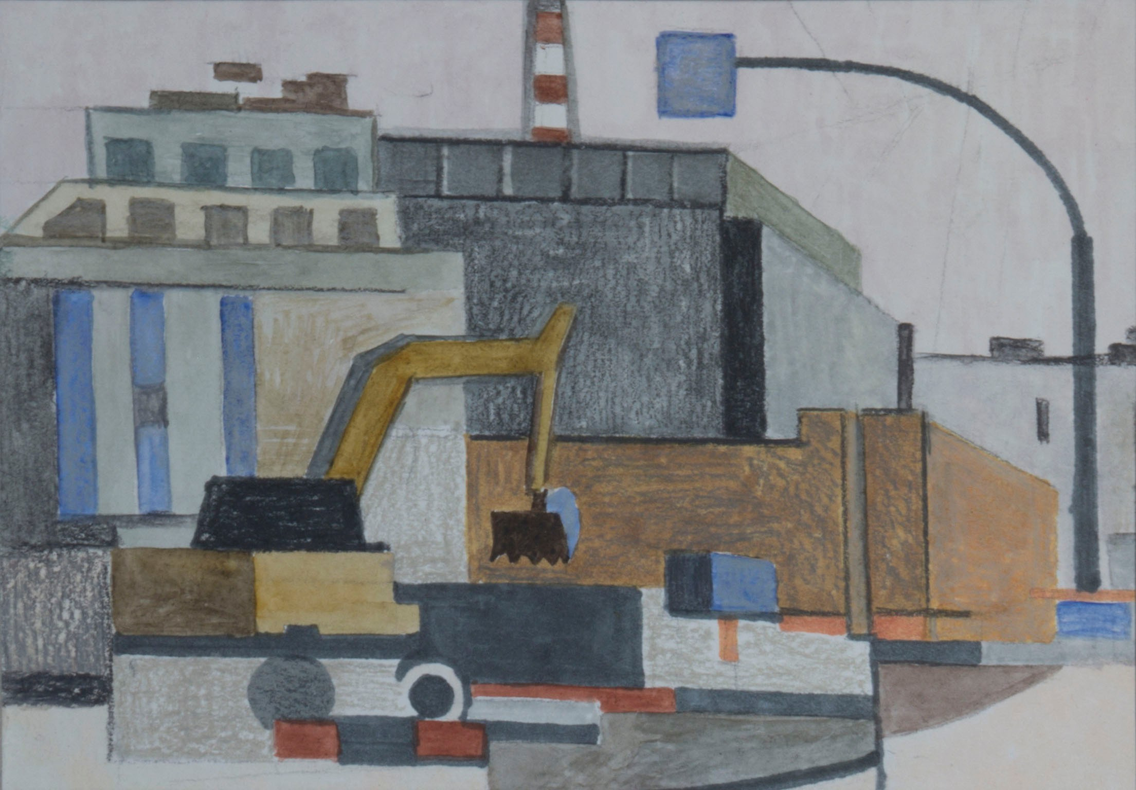 Город, графика. Ольга Васильева художник в Санкт-Петербурге