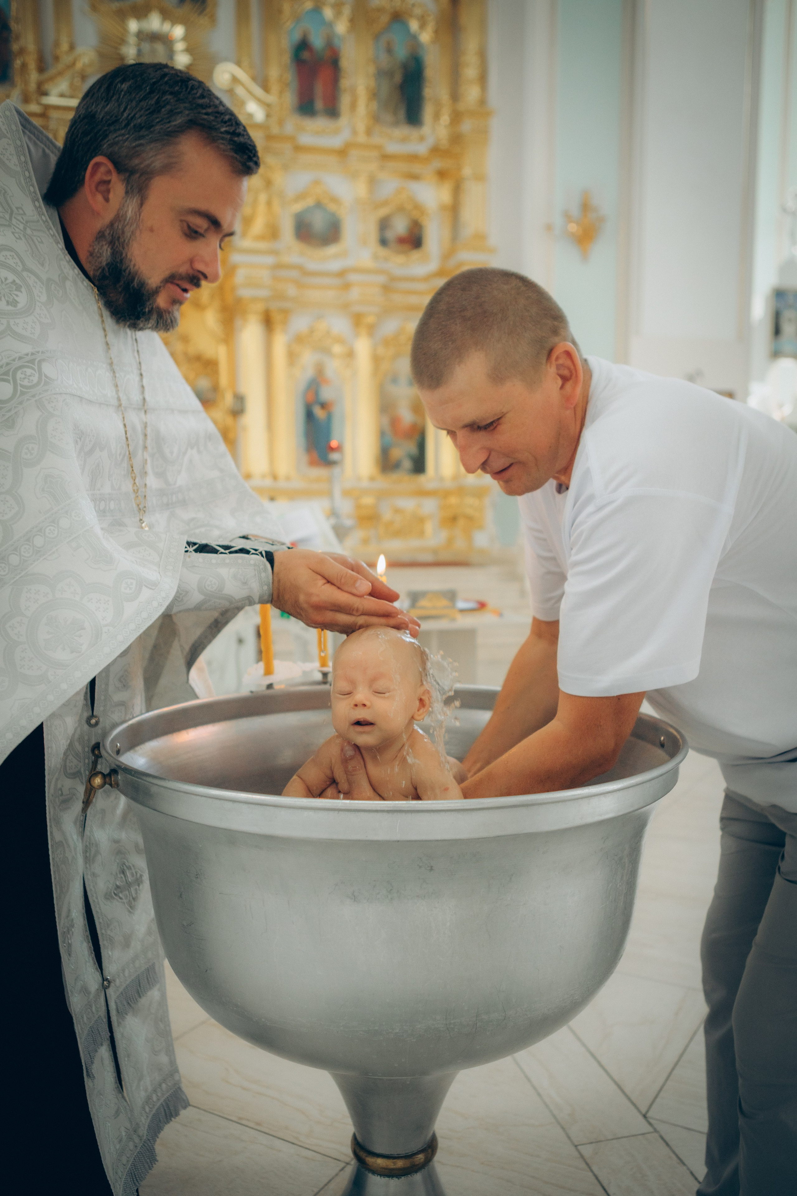 Крещение Кирилла. Семейный фотограф и фотограф на роды в Ростове-на-Дону Мухина Виктория