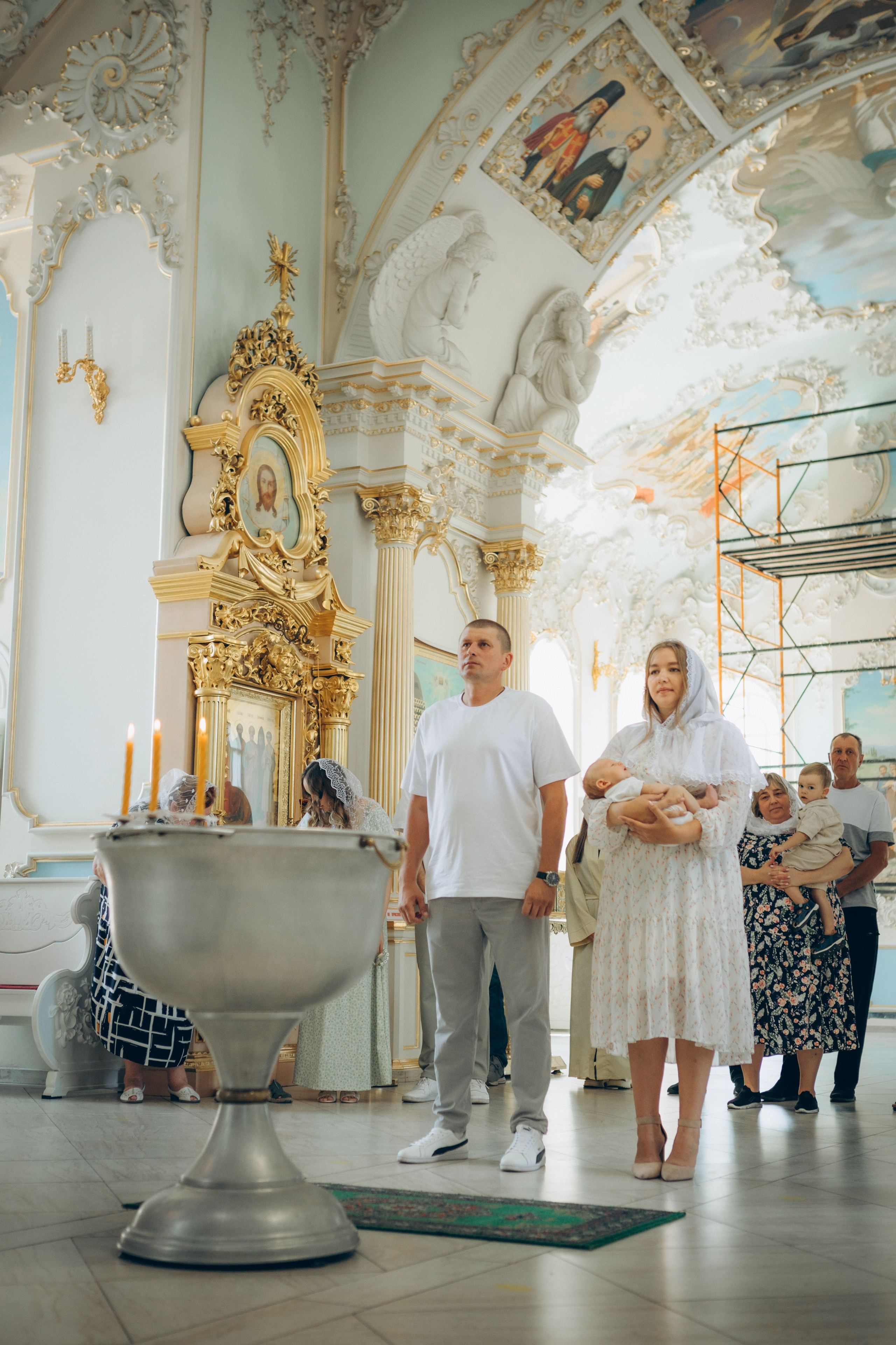 Крещение Кирилла. Семейный фотограф и фотограф на роды в Ростове-на-Дону Мухина Виктория