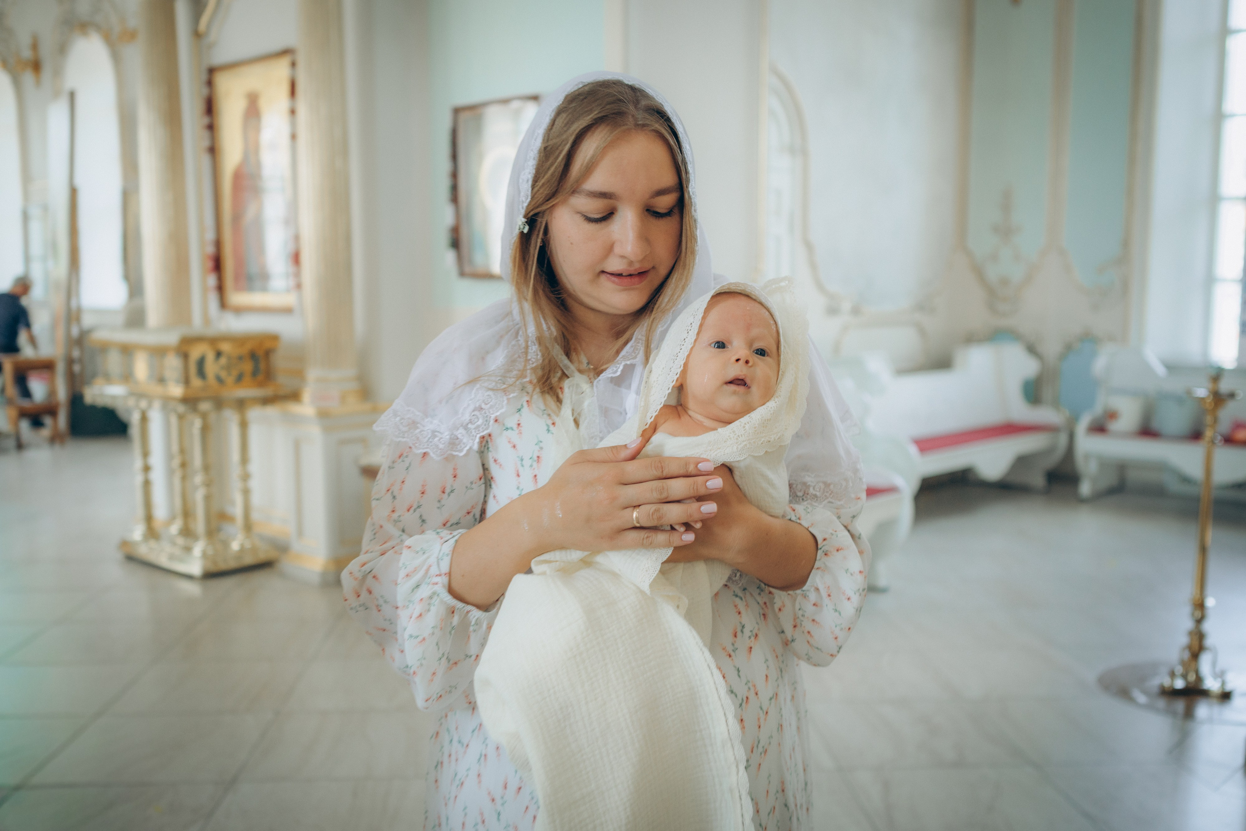 Крещение Кирилла. Семейный фотограф и фотограф на роды в Ростове-на-Дону Мухина Виктория