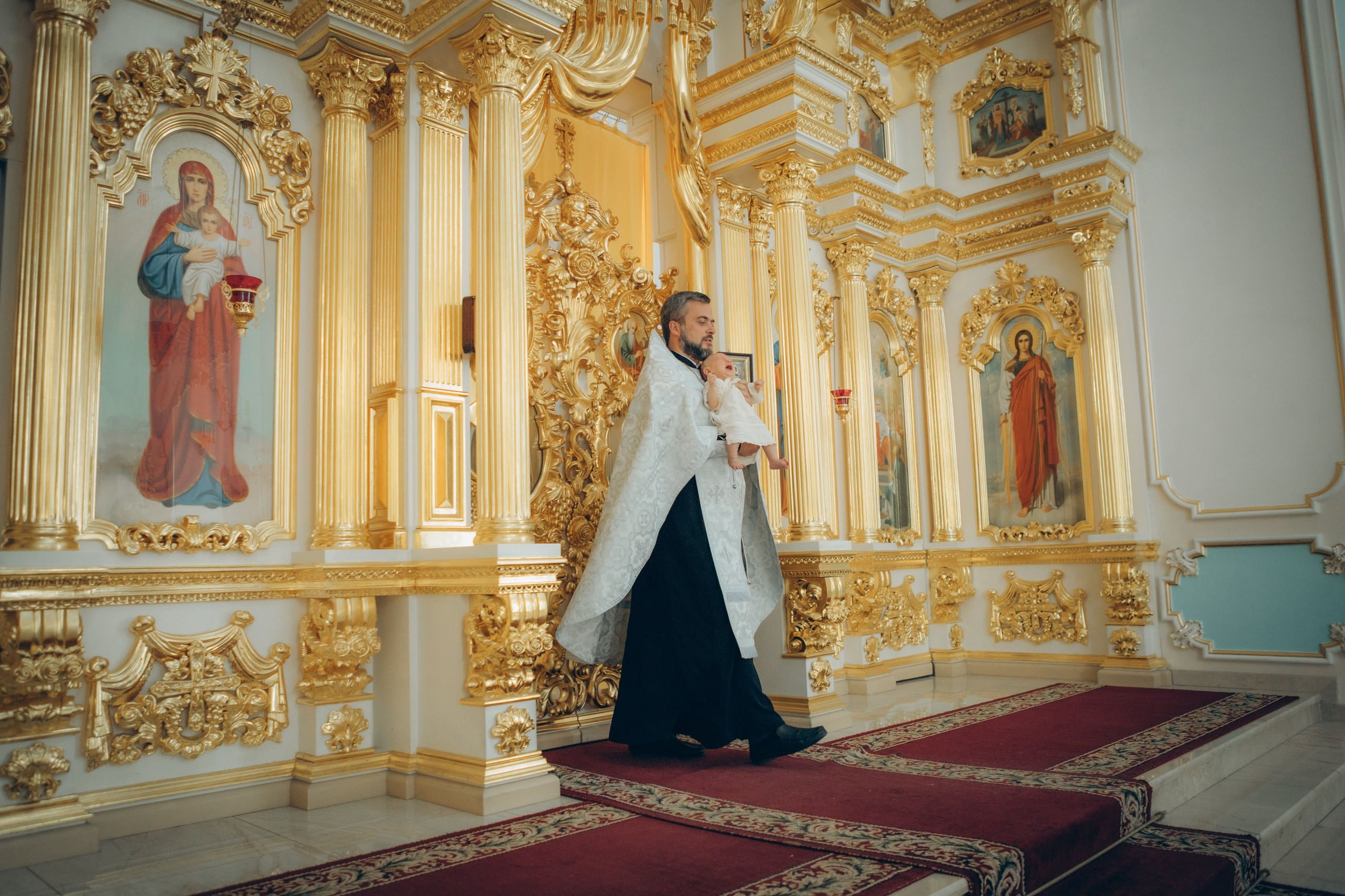 Крещение Кирилла. Семейный фотограф и фотограф на роды в Ростове-на-Дону Мухина Виктория