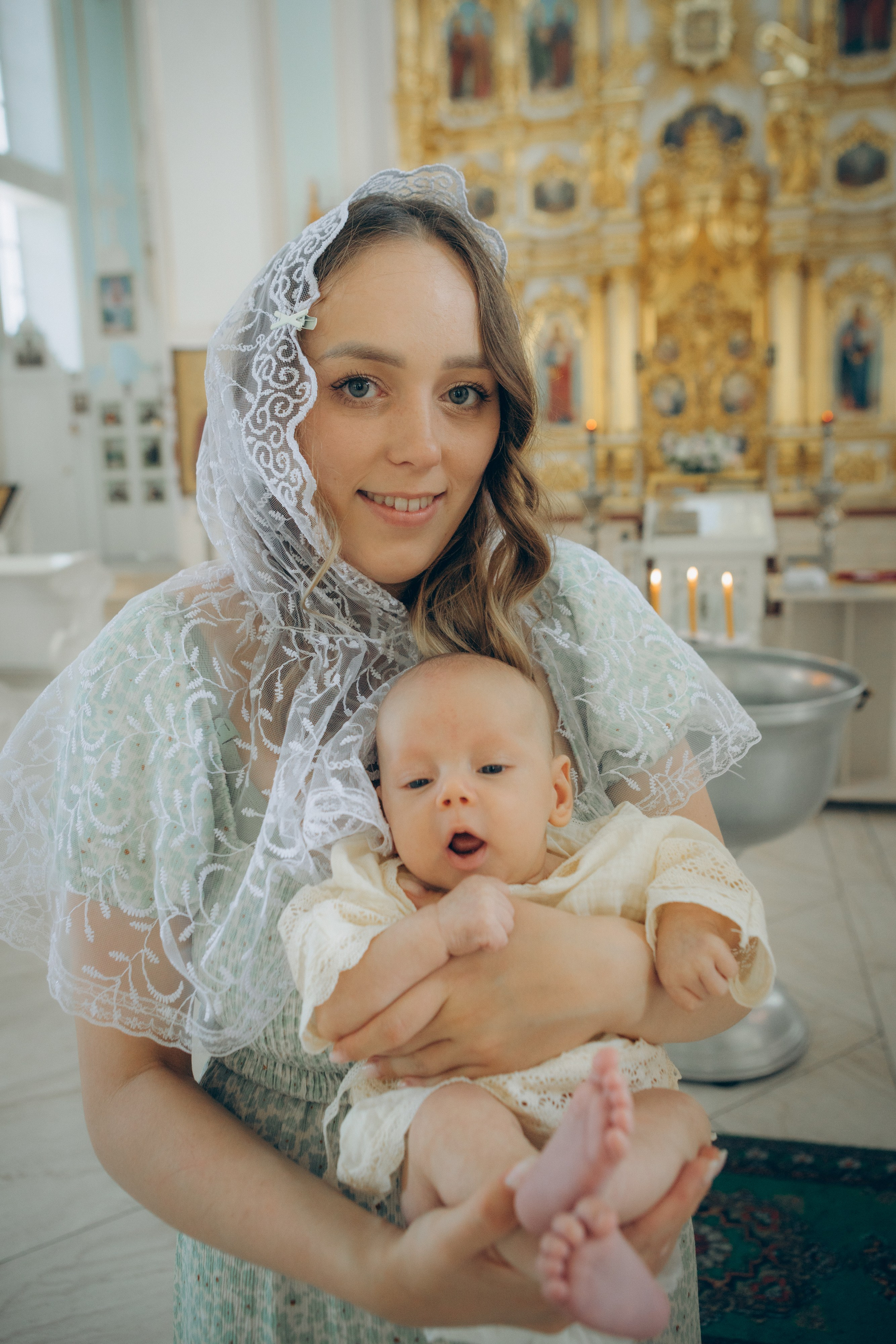Крещение Кирилла. Семейный фотограф и фотограф на роды в Ростове-на-Дону Мухина Виктория