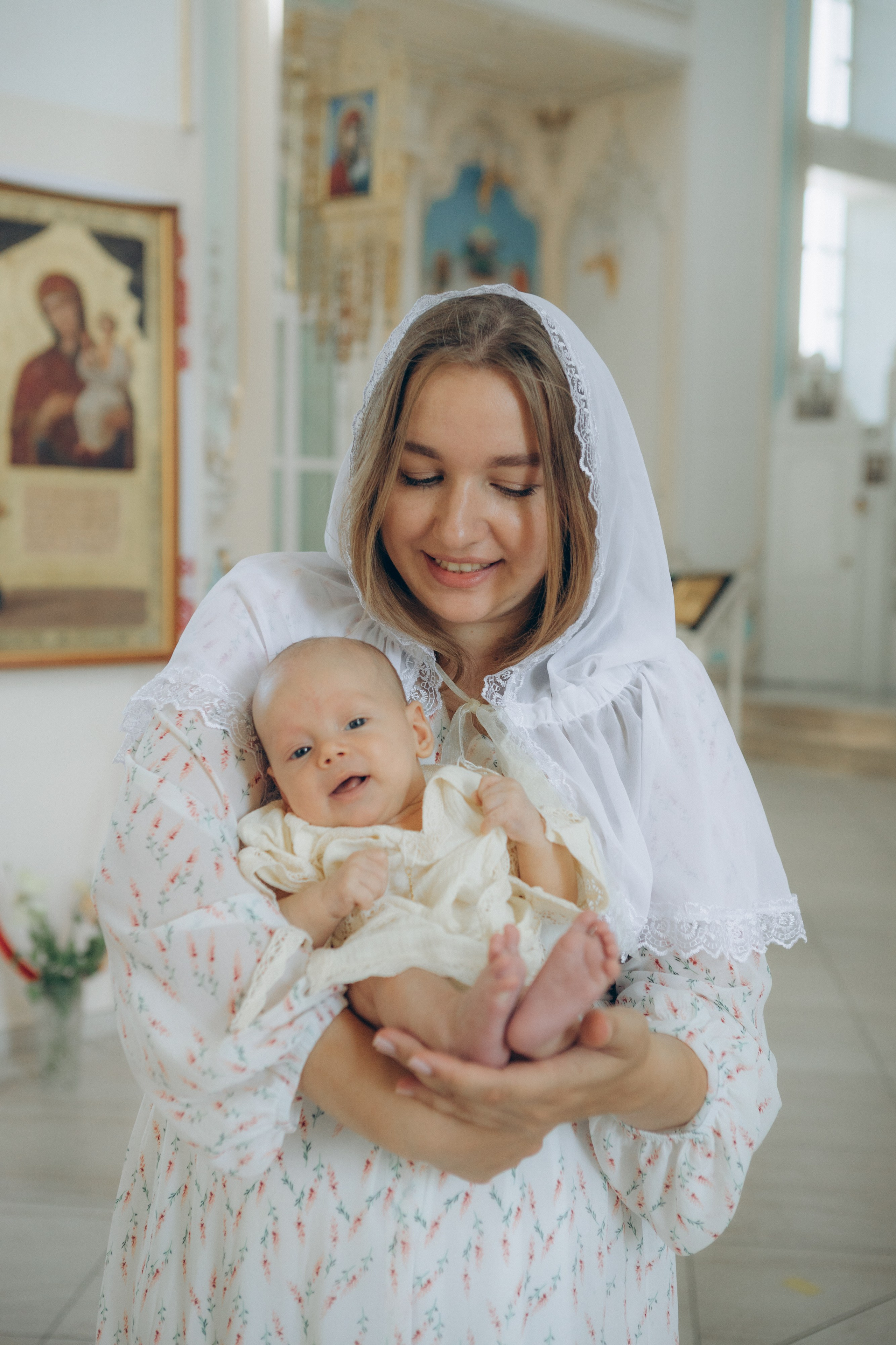 Крещение Кирилла. Семейный фотограф и фотограф на роды в Ростове-на-Дону Мухина Виктория
