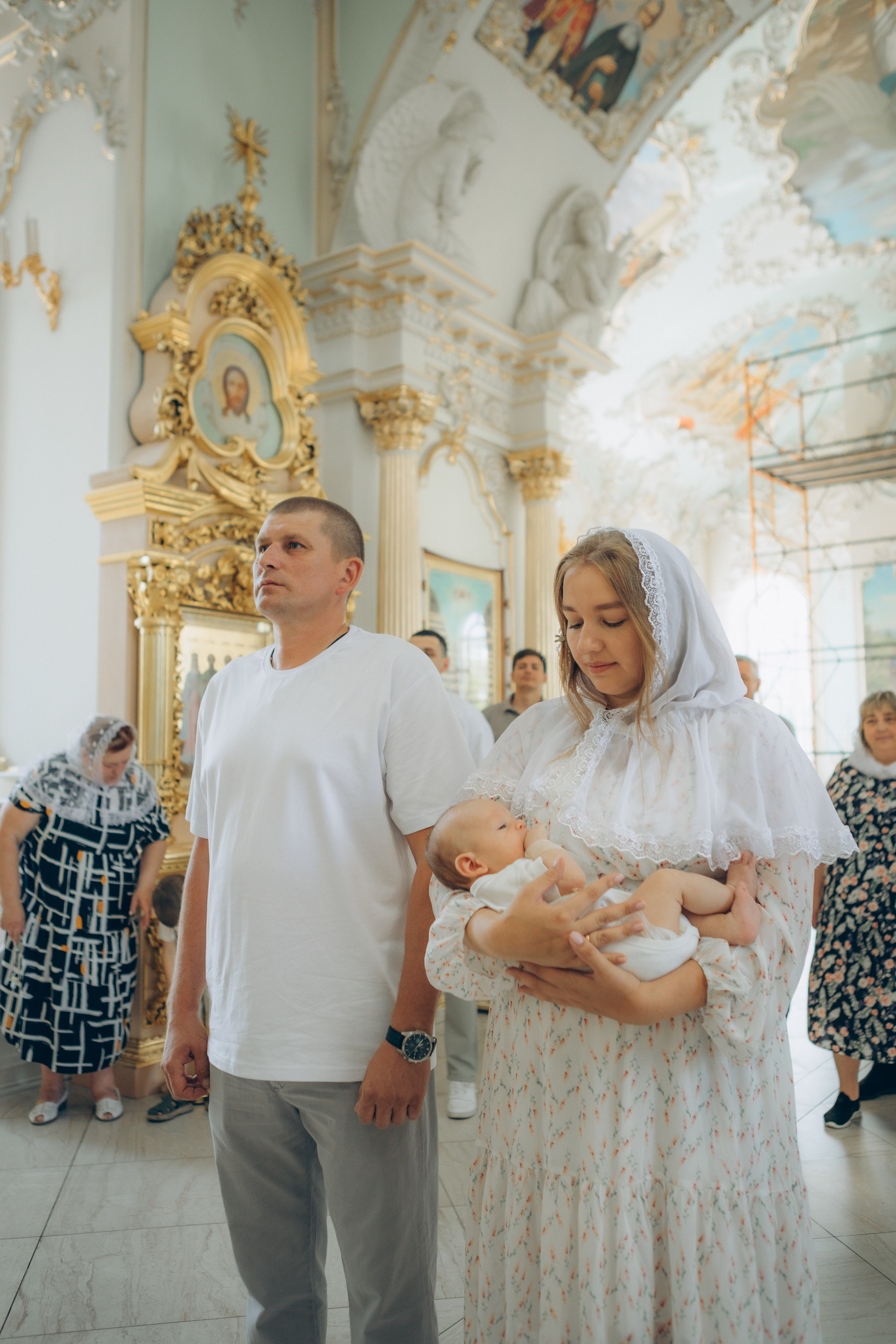 Крещение Кирилла. Семейный фотограф и фотограф на роды в Ростове-на-Дону Мухина Виктория
