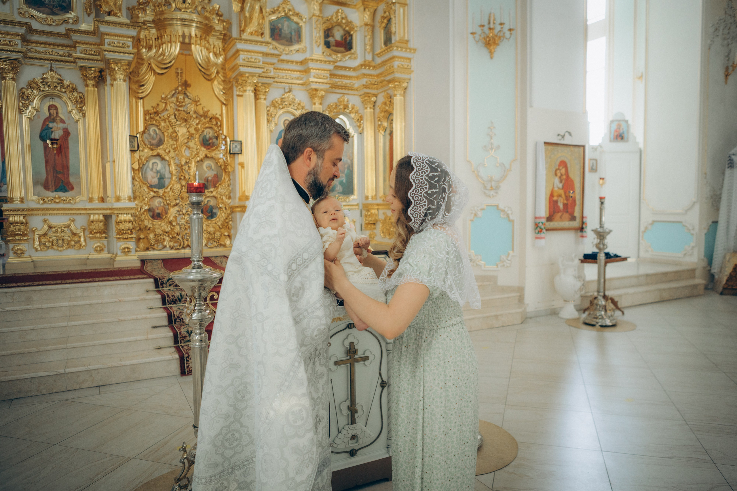 Крещение Кирилла. Семейный фотограф и фотограф на роды в Ростове-на-Дону Мухина Виктория
