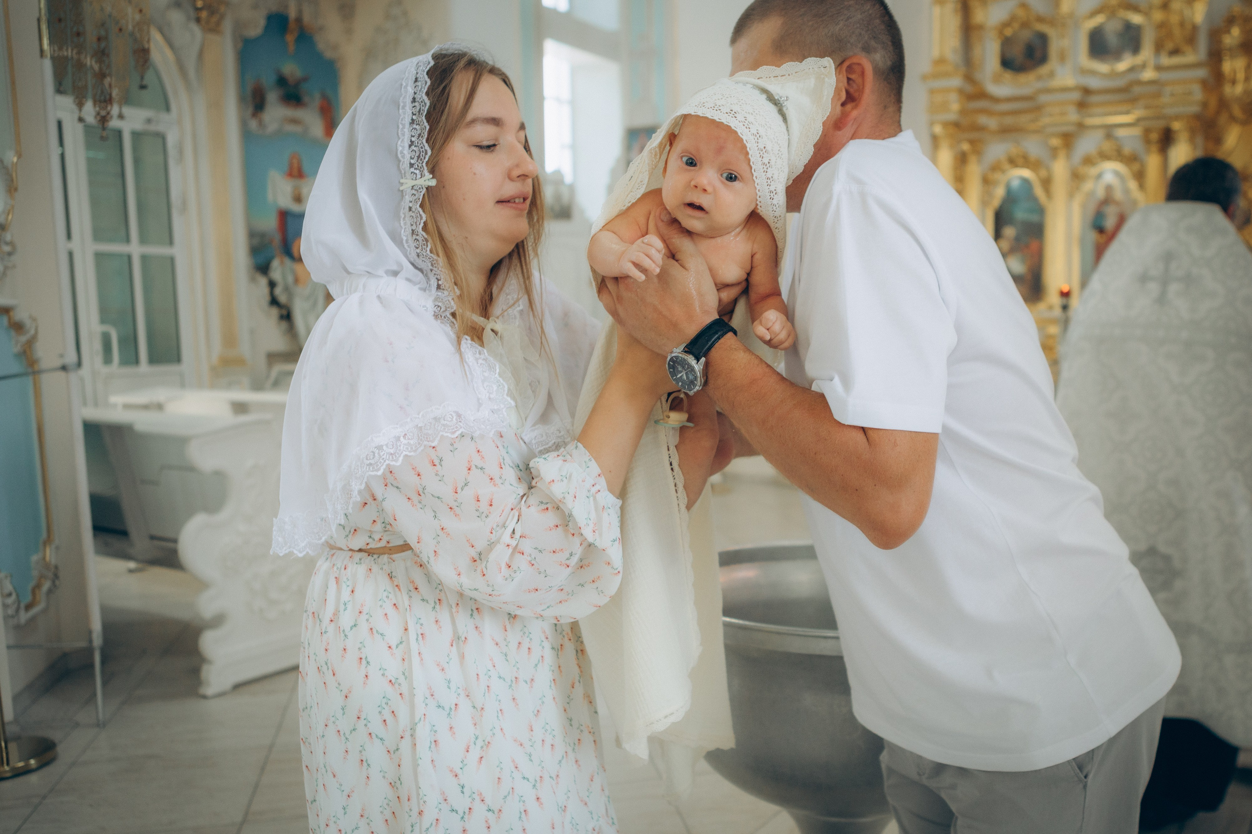 Крещение Кирилла. Семейный фотограф и фотограф на роды в Ростове-на-Дону Мухина Виктория