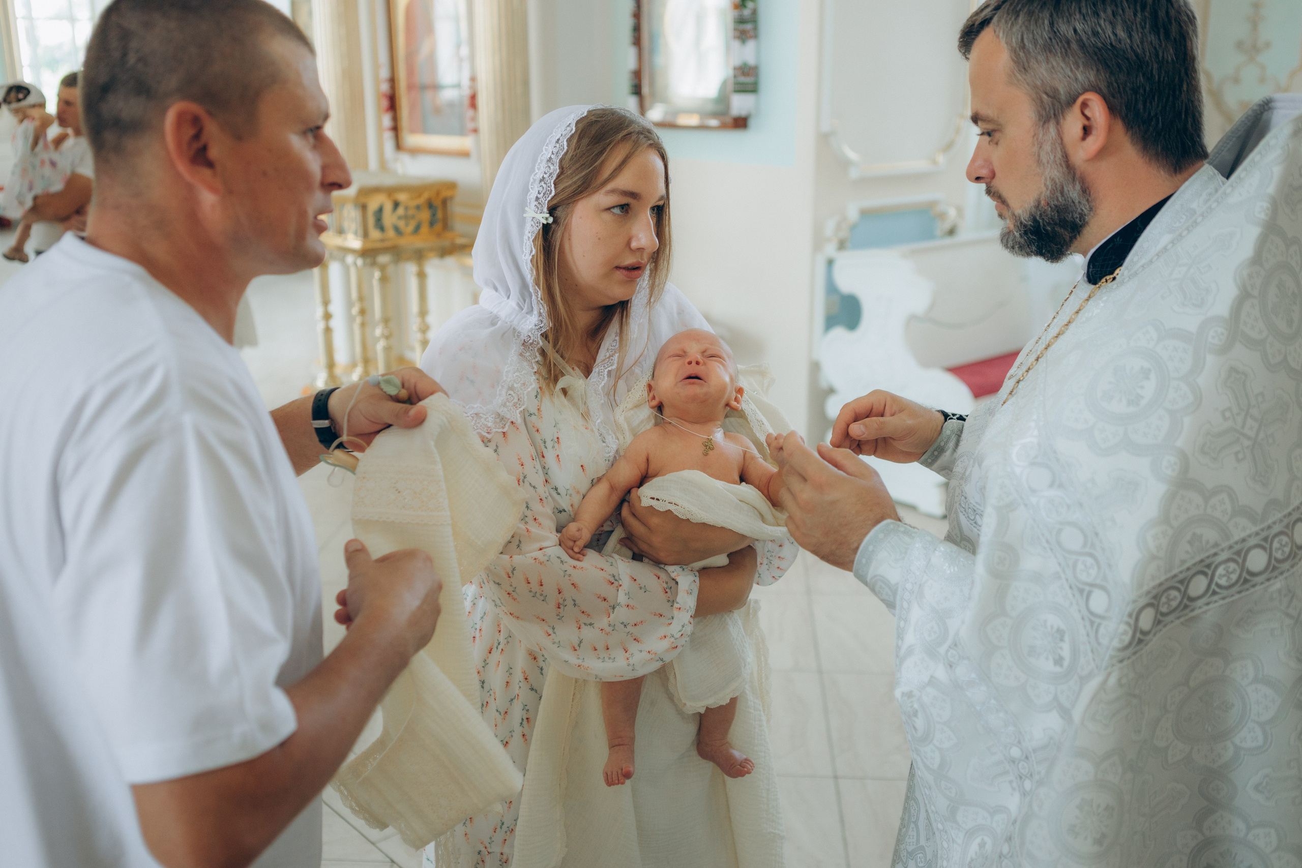 Крещение Кирилла. Семейный фотограф и фотограф на роды в Ростове-на-Дону Мухина Виктория