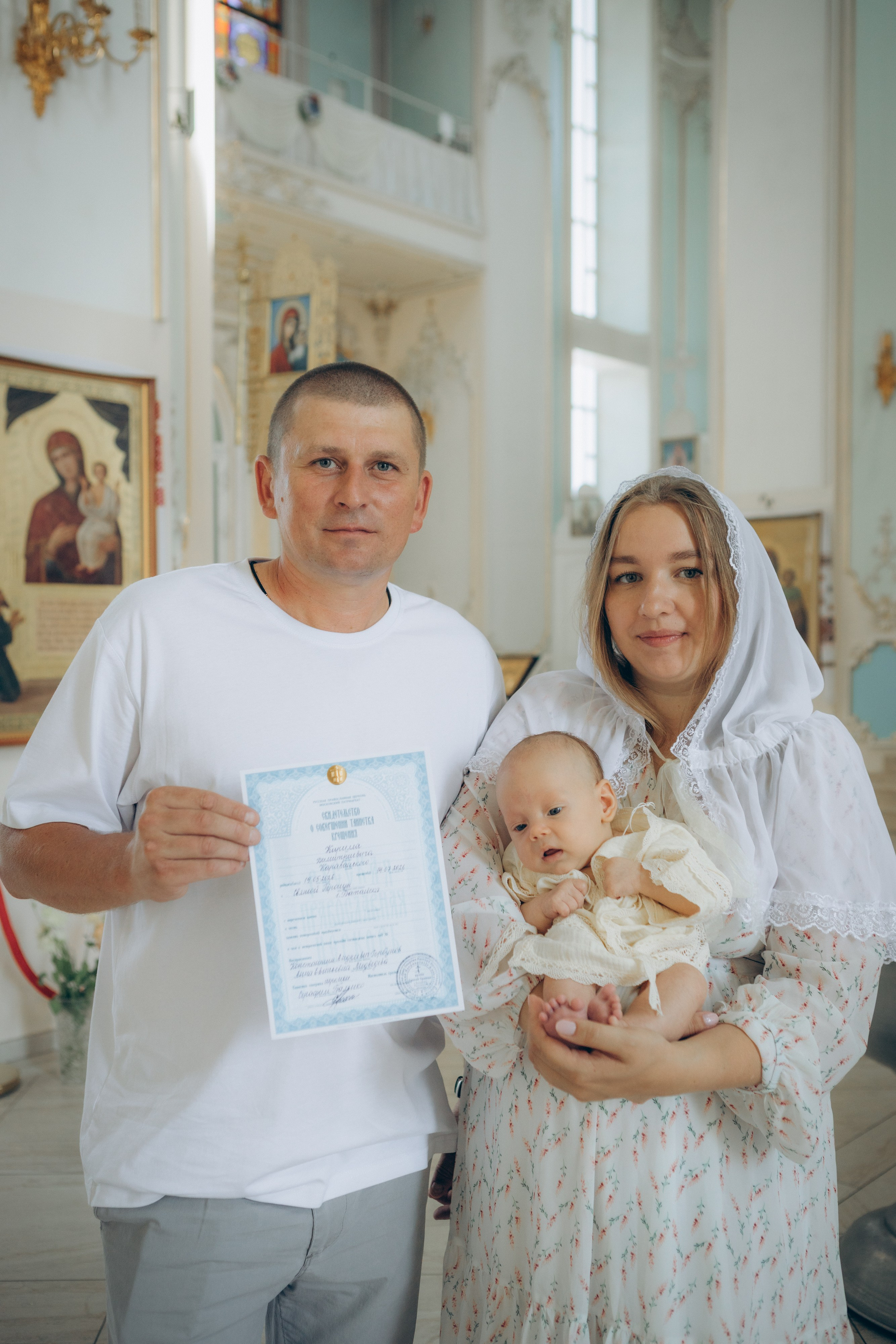 Крещение Кирилла. Семейный фотограф и фотограф на роды в Ростове-на-Дону Мухина Виктория