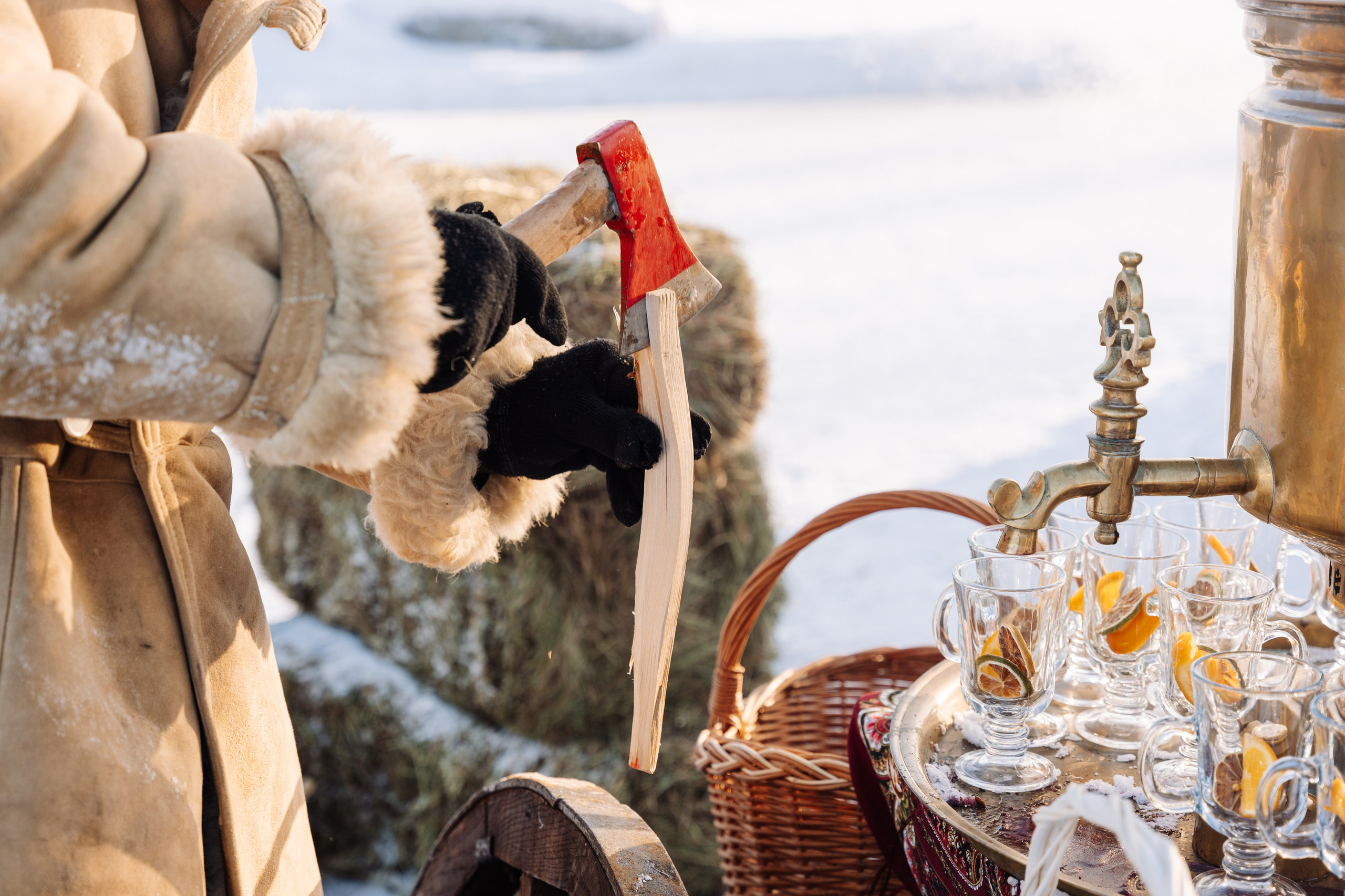 Зимние игры. Свадебные фотосессии в Москве. Фотограф Сергей Ржевский