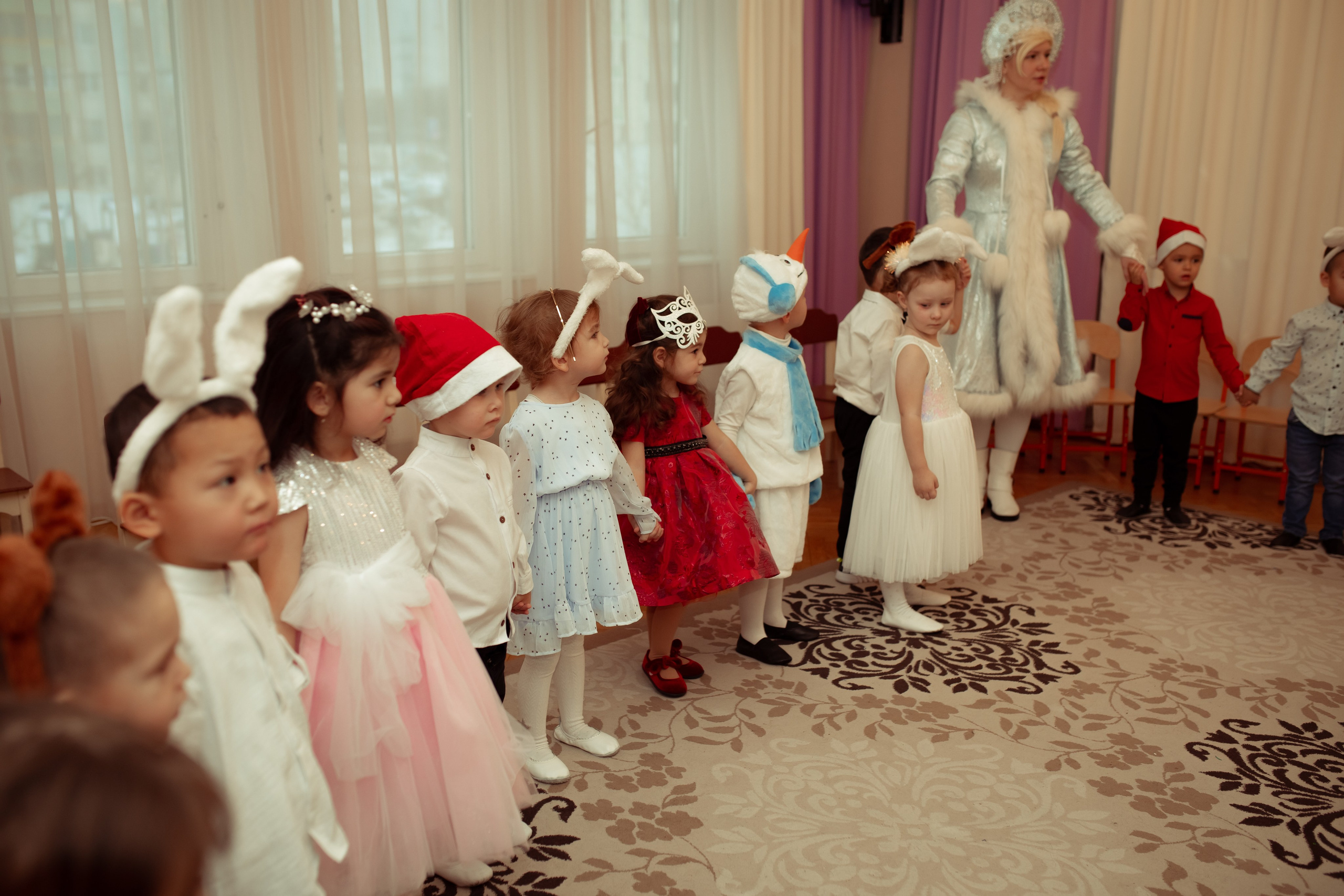 Новогодний утренник в детском саду. Семейный и детский фотограф в Москве Дорогова Екатерина