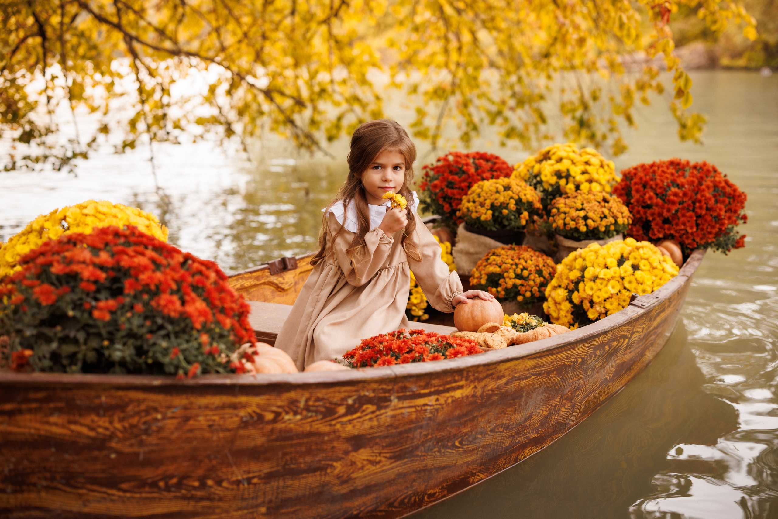 ЛОДКА, осень. Семейный и детский фотограф в Краснодаре Анна Трашкова