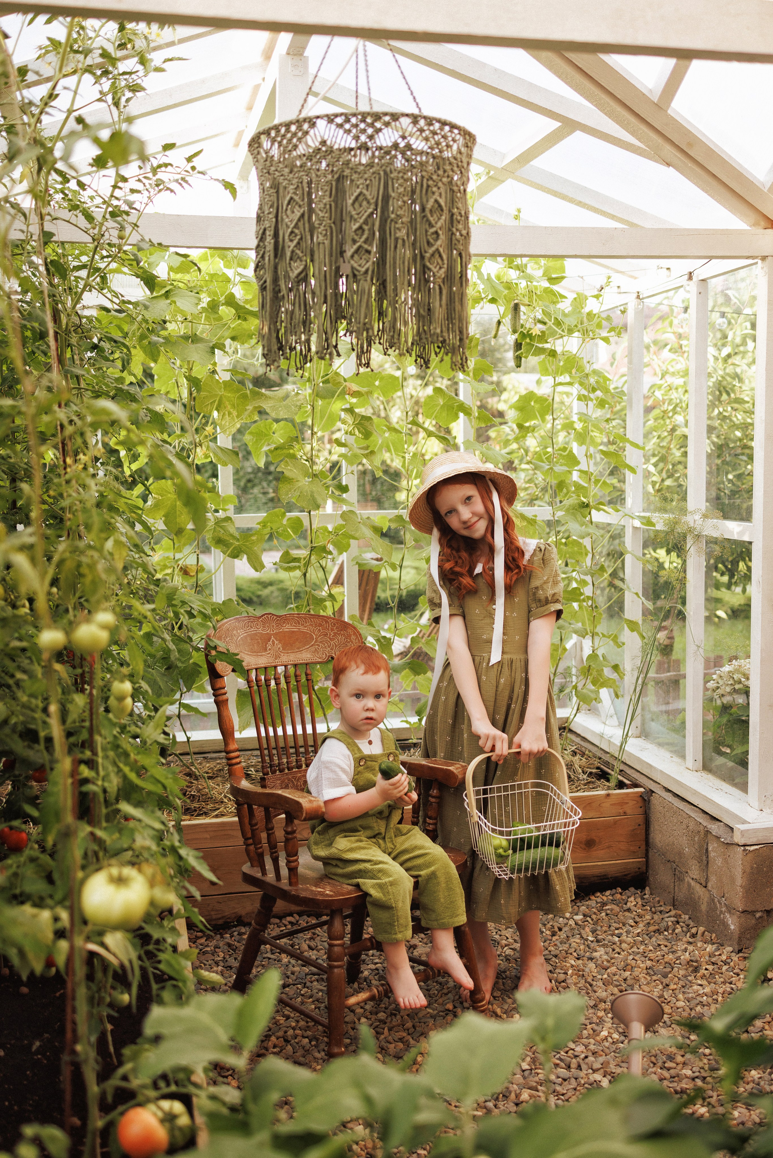 Семейная фотосессия в деревенском стиле, фотостудия «Теплица», город Краснодар. Семейный и детский фотограф в Краснодаре Анна Трашкова