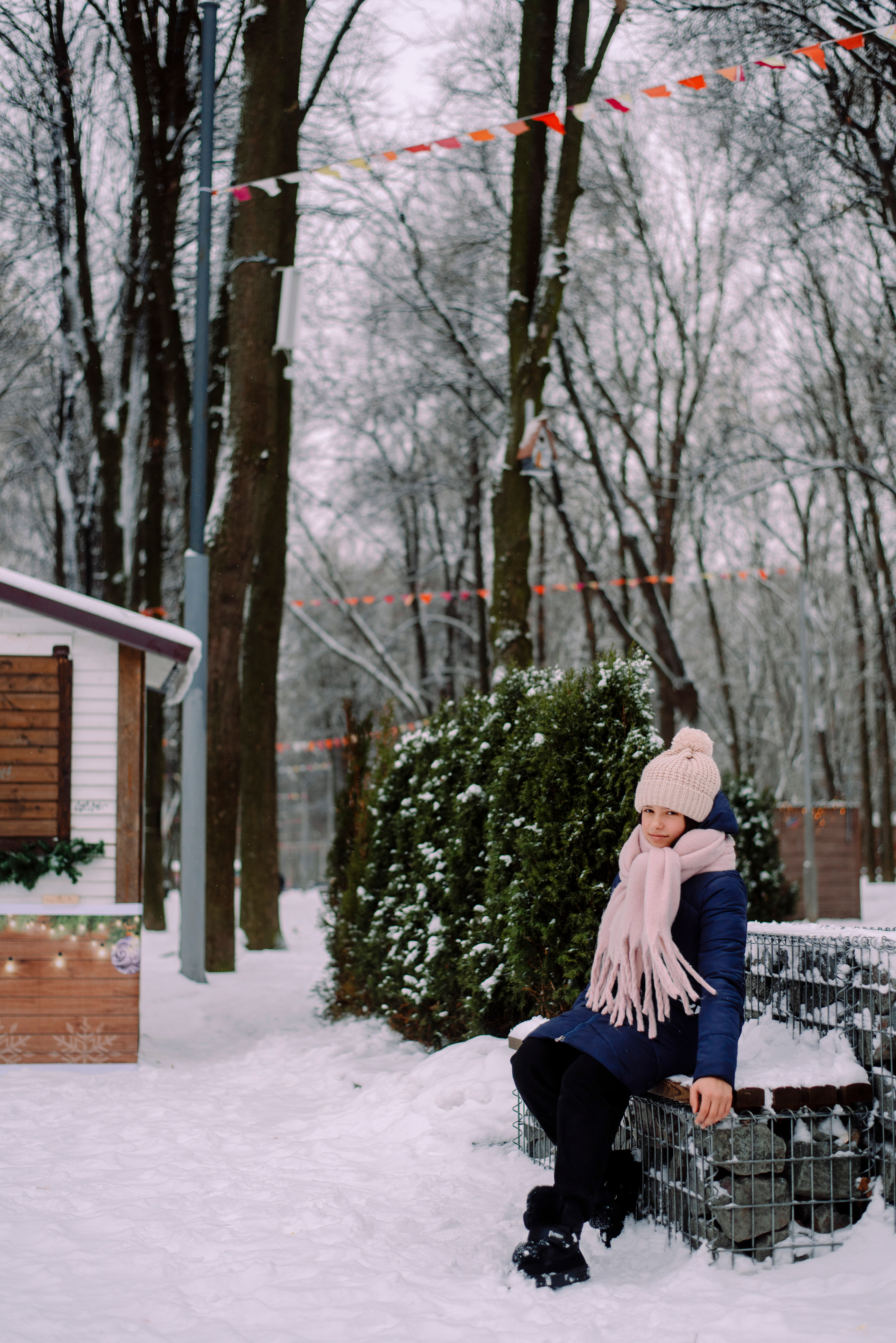 Зимняя прогулка в парке. Семейный и свадебный фотограф в Рязани Лиза Голованова