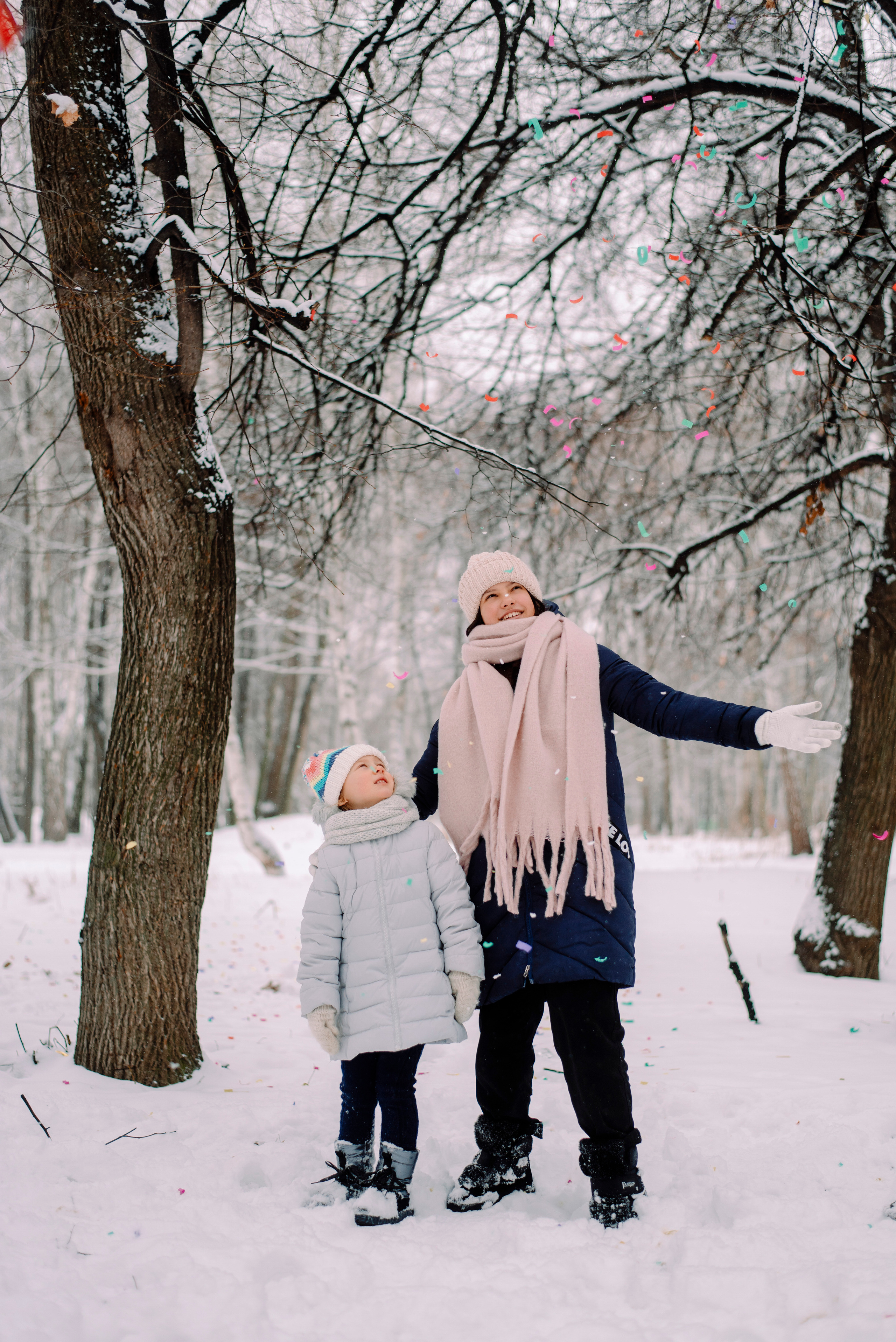 Зимняя прогулка в парке. Семейный и свадебный фотограф в Рязани Лиза Голованова