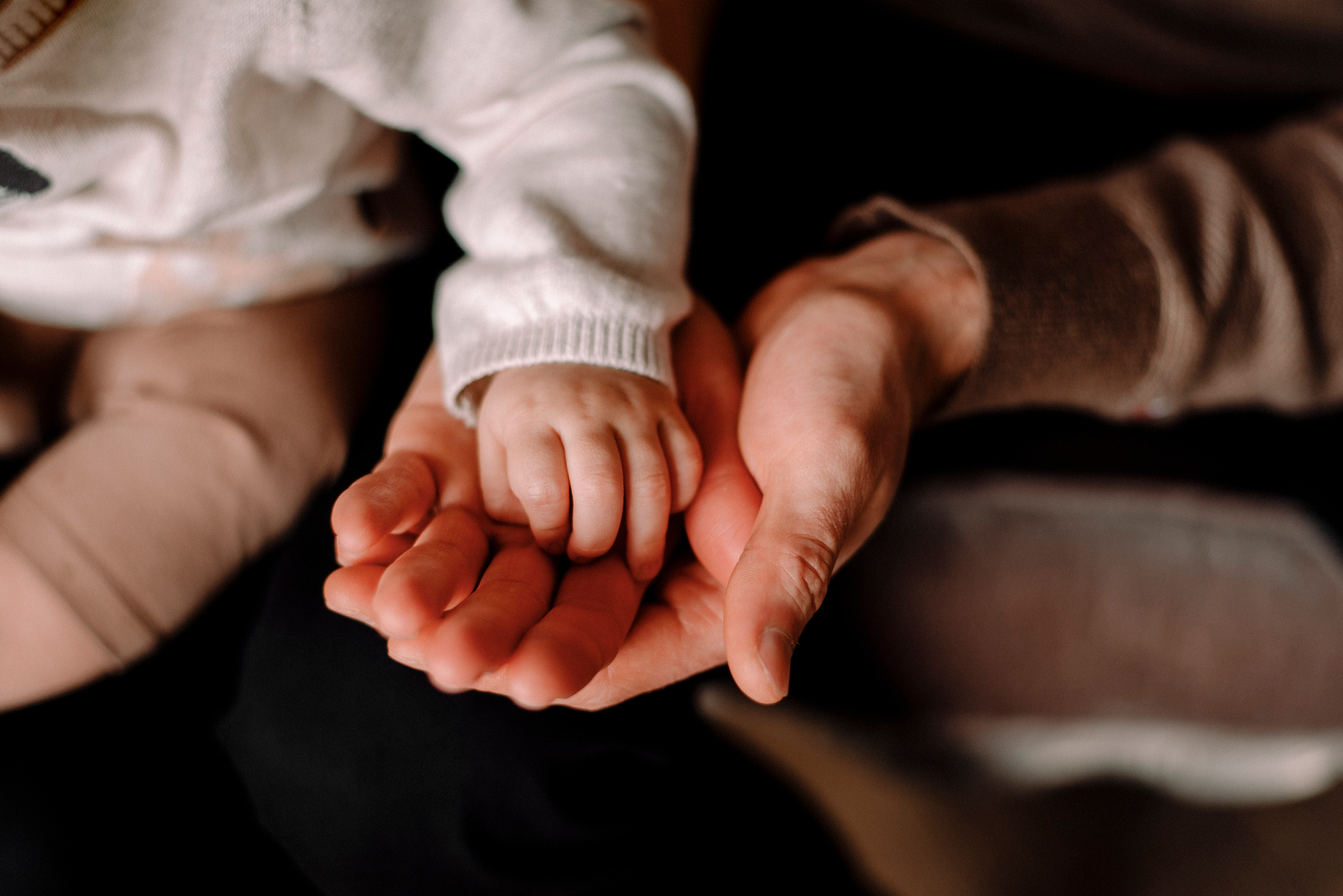 семейная фотосессия, улыбки, осенние, бежевый цвет, малышка, фотосъемка в Рязани, фотостудия