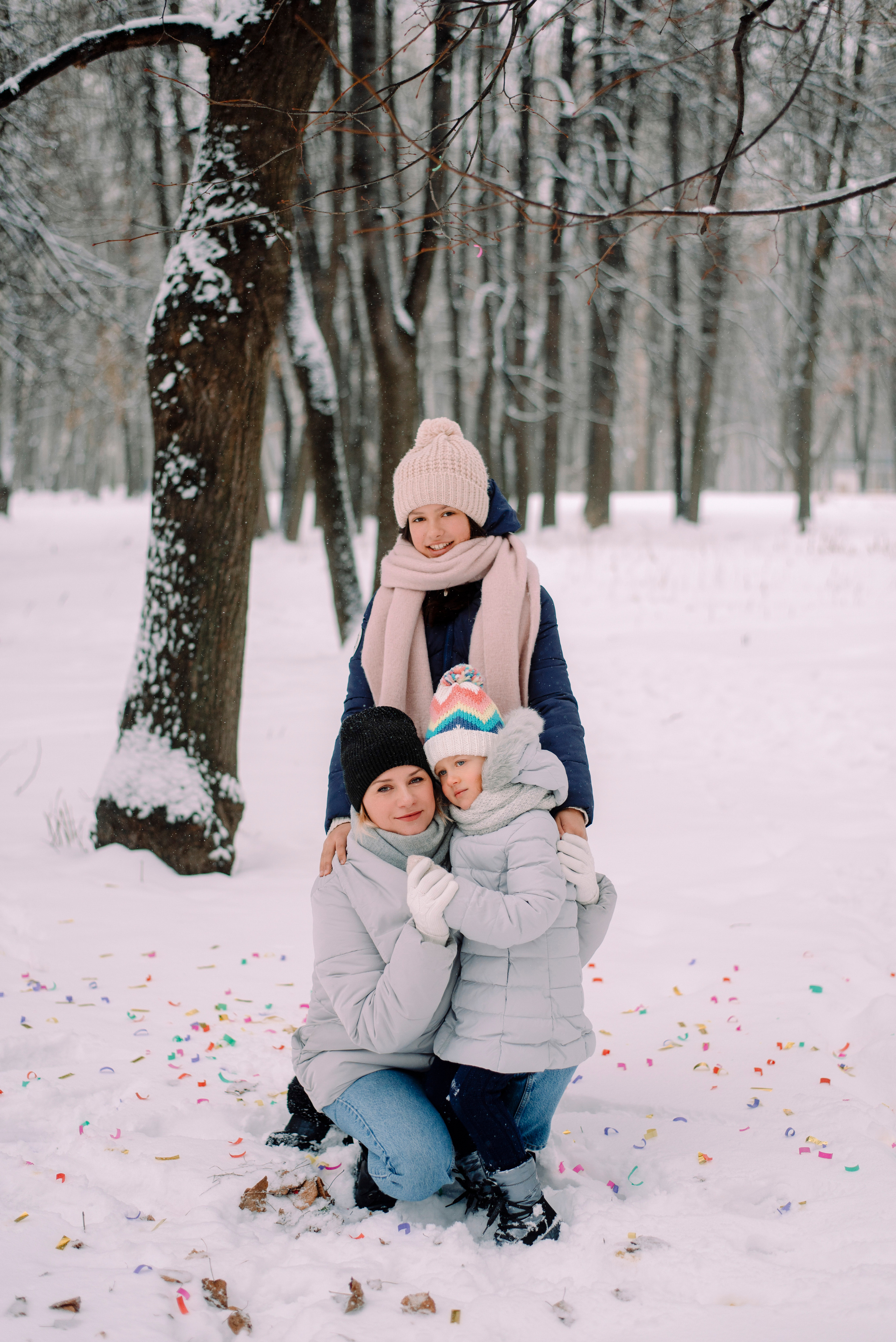 Зимняя прогулка в парке. Семейный и свадебный фотограф в Рязани Лиза Голованова