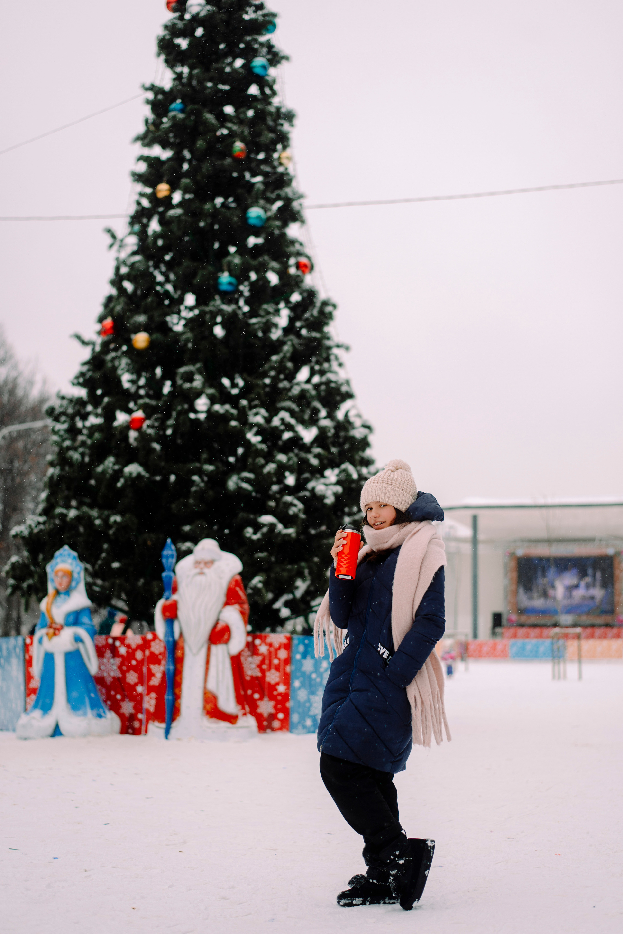 Зимняя прогулка в парке. Семейный и свадебный фотограф в Рязани Лиза Голованова