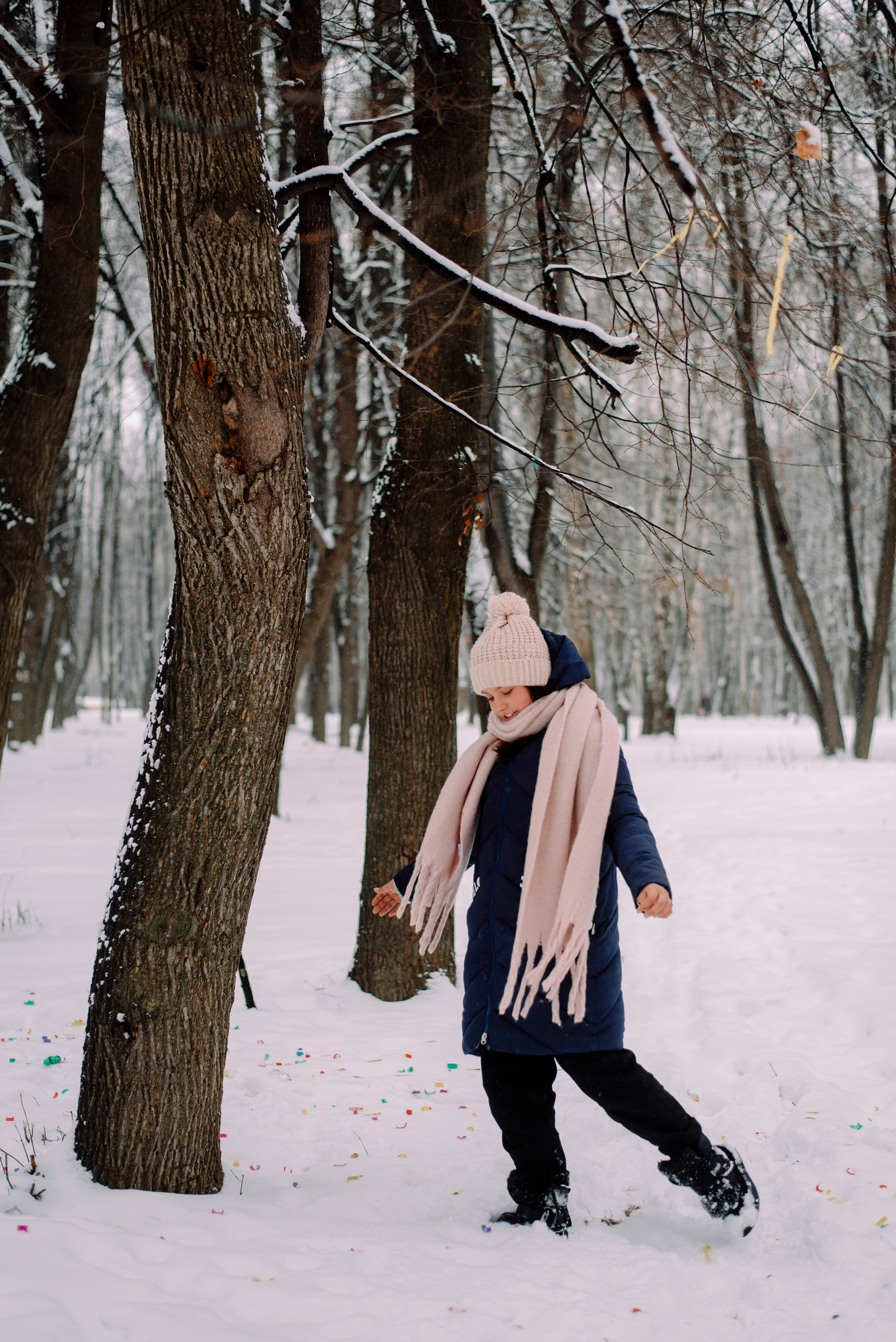 Зимняя прогулка в парке. Семейный и свадебный фотограф в Рязани Лиза Голованова