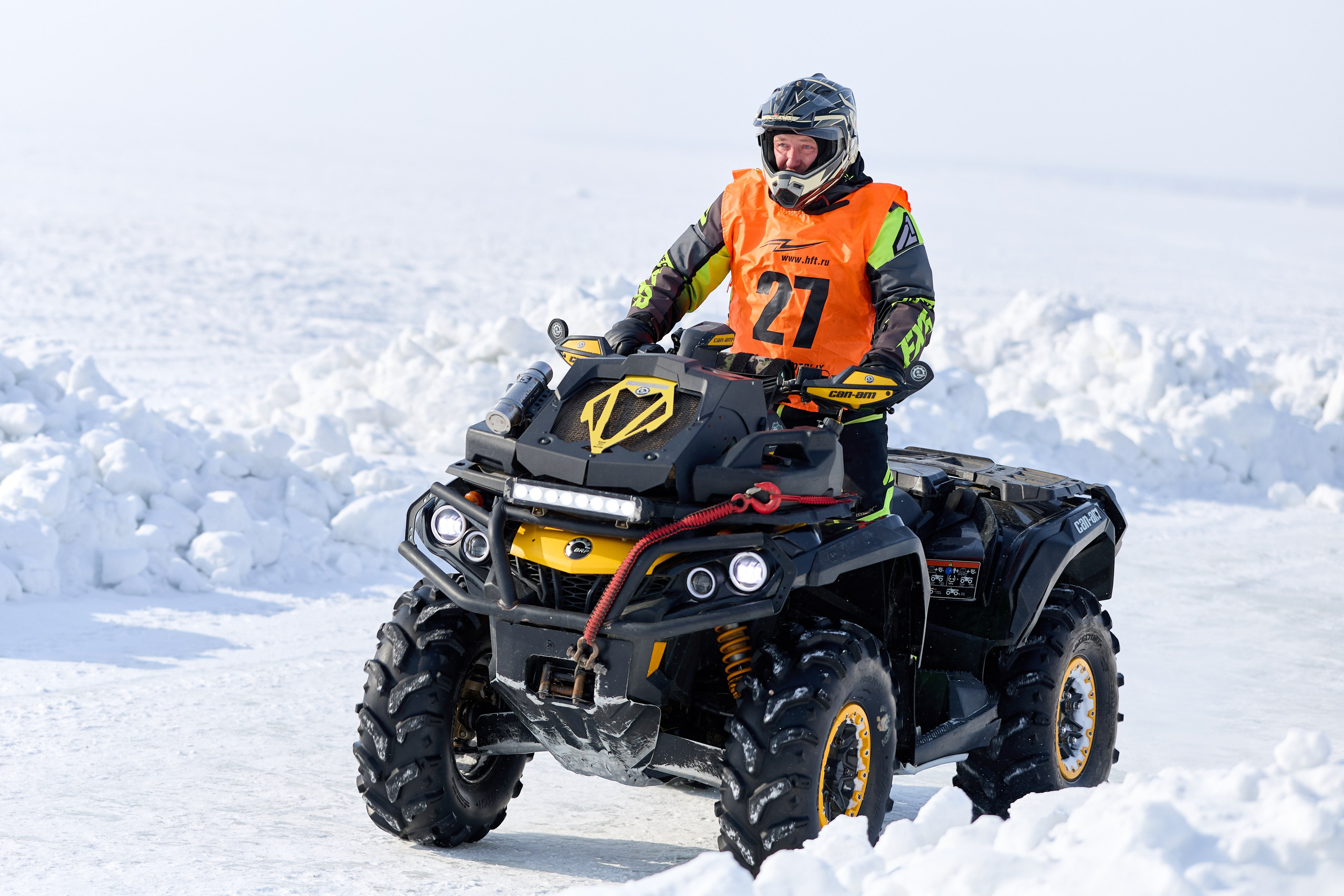 Топим Лёд — 2026. Соревнования на квадроциклах. Фотограф в Новосибирске Алена Скокова