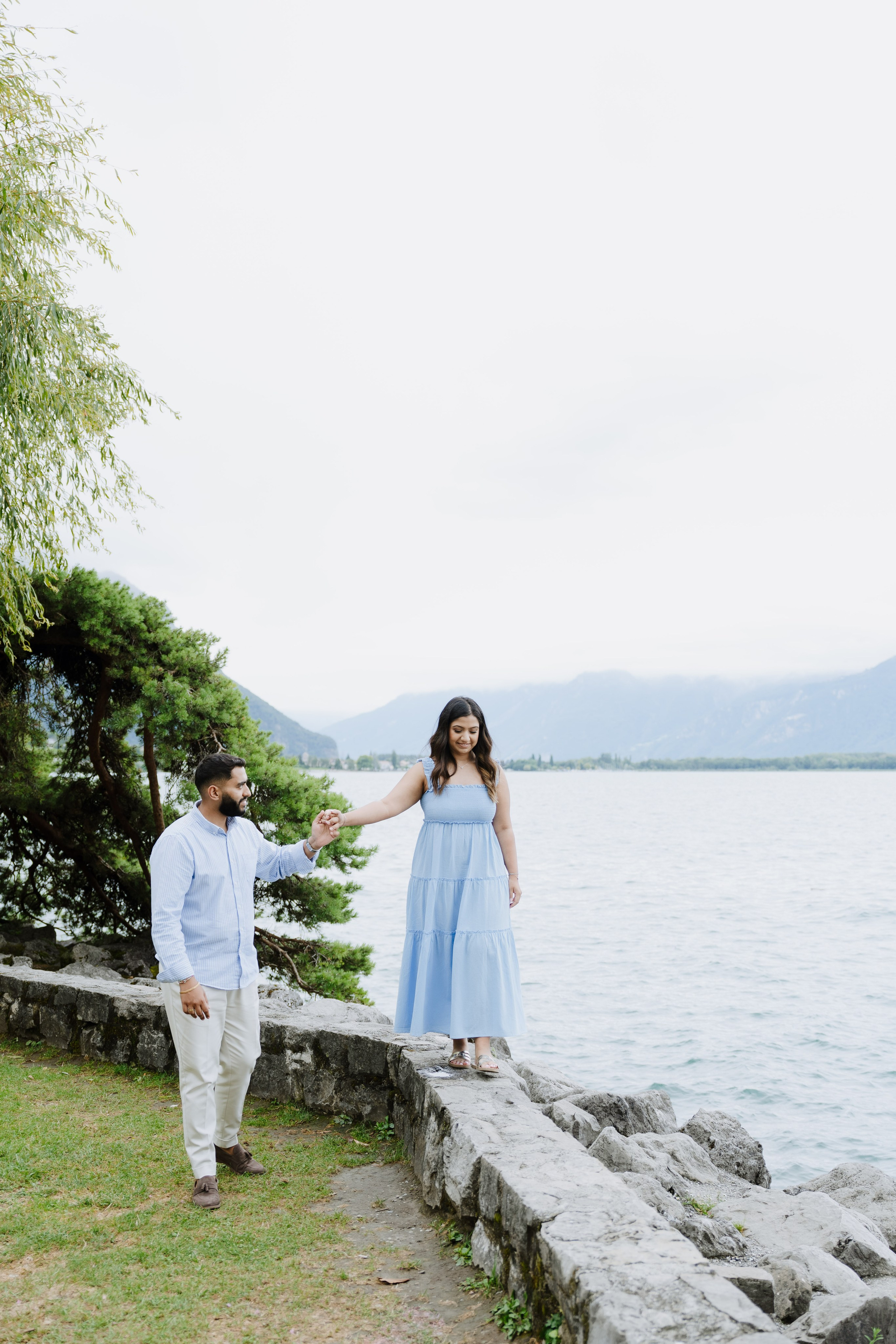Krishna & Ravi | Proposal Montreux. Professional Wedding Photographer Geneva & Romande Switzerland | Tanya Creator