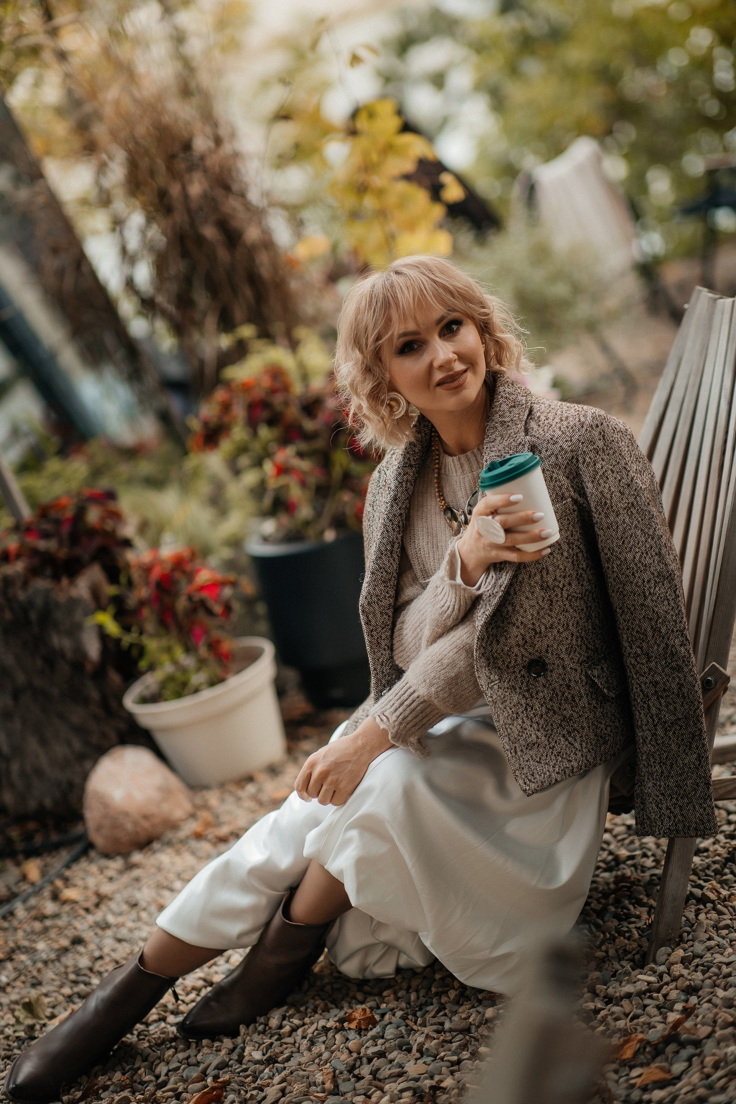 Маша и осень