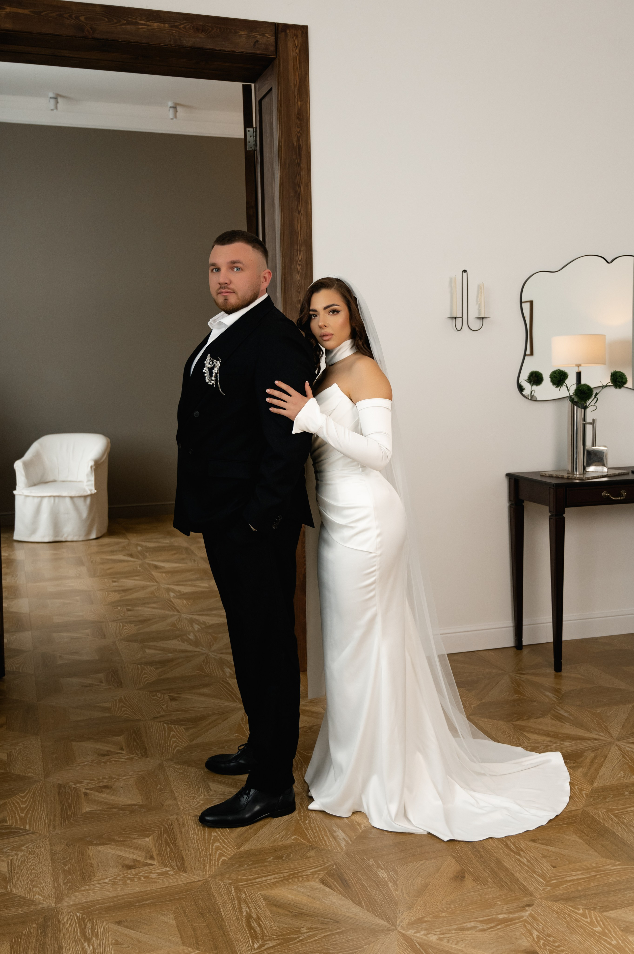 Свадебная фотосессия в студии. Свадебный и семейный фотограф в Краснодаре Алина Мельник