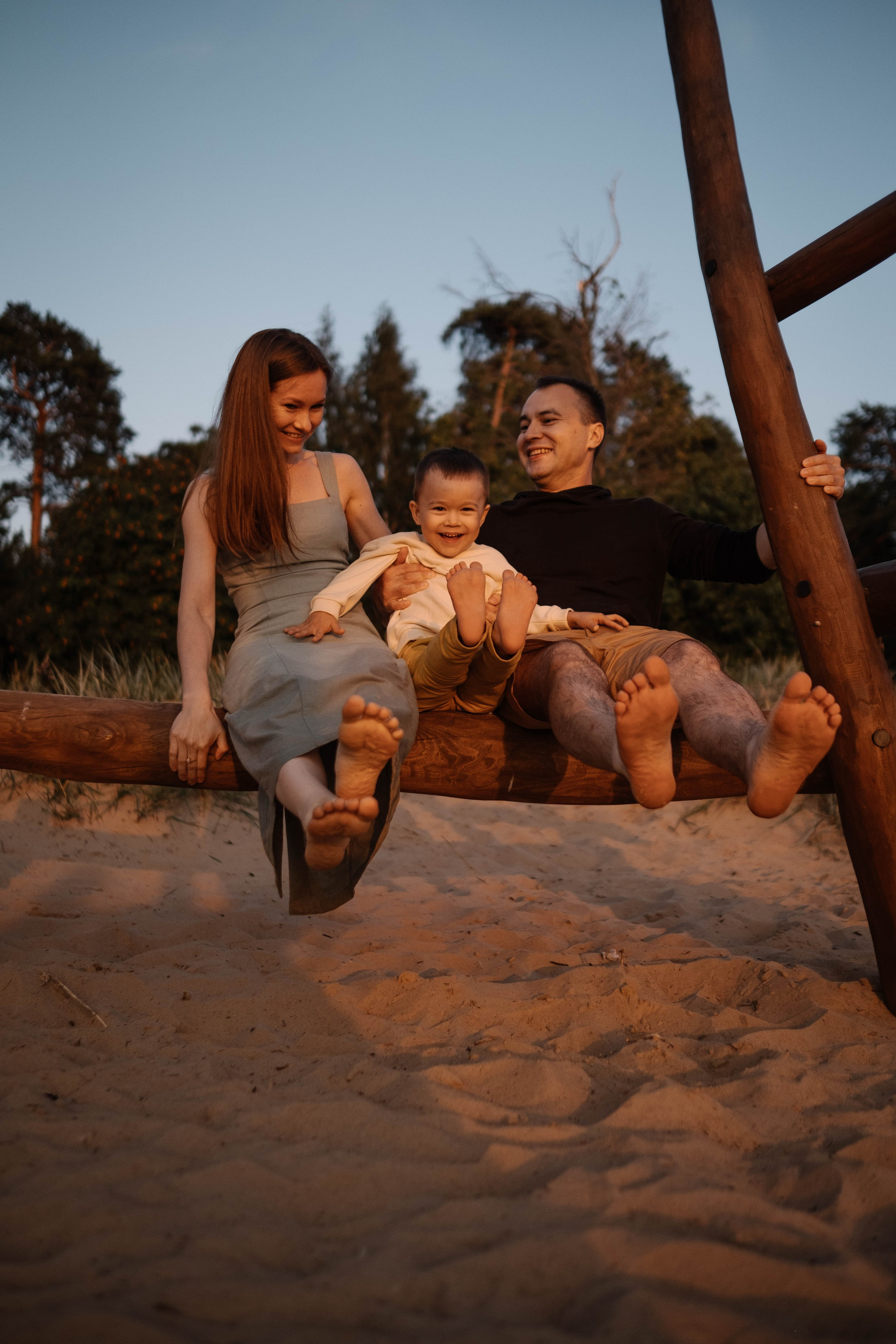 Закат на Заливе. Семейный фотограф в Санкт-Петербурге Дарья Косянчук