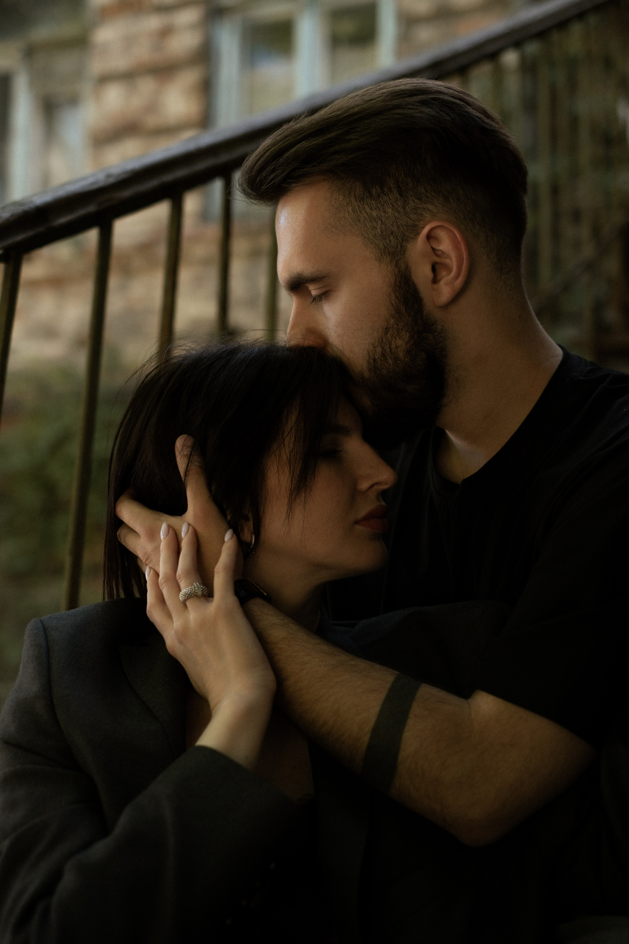 Настя и Максим. Фотограф в Москве. Женский и мужской портрет, лавстори (love story)