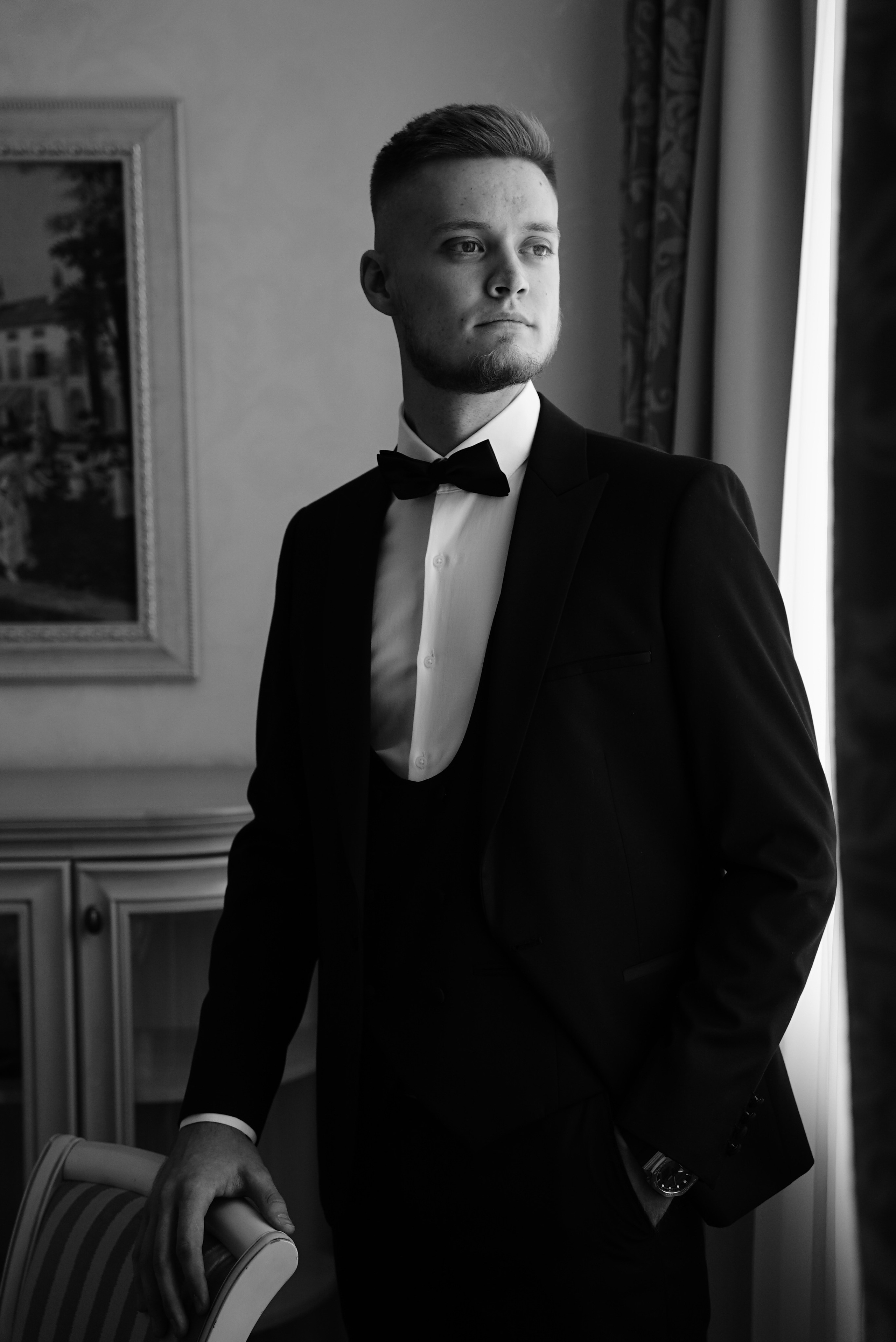 Никита и Галина чб. Свадебный фотограф в Самаре Анна Ковалева