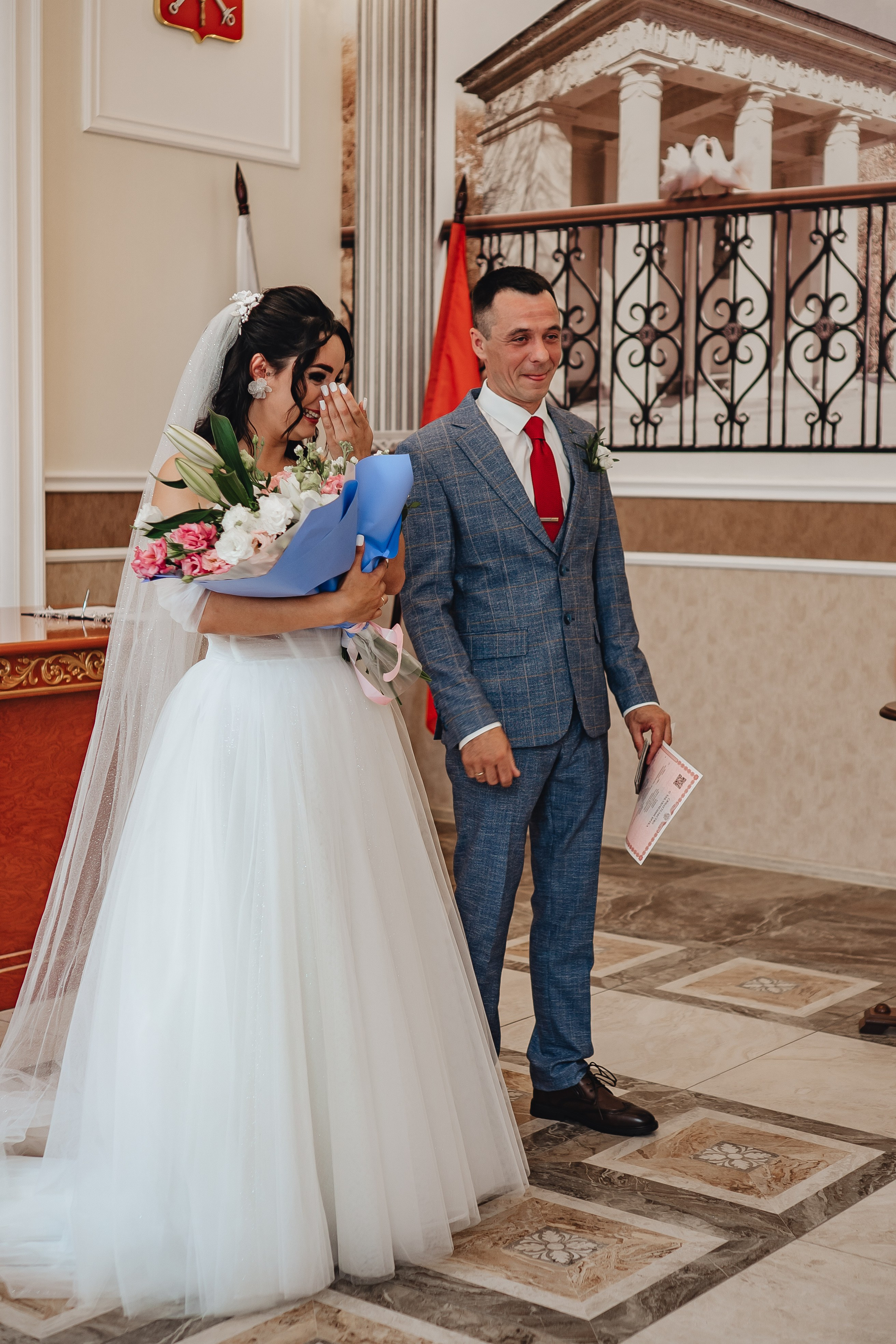 СВАДЕБНАЯ СЬЕМКА В ЗАГСЕ НА МОСКОВСКОМ ПРОСПЕКТЕ. Профессиональный фотограф, Санкт-Петербург — Виктория Богомолова