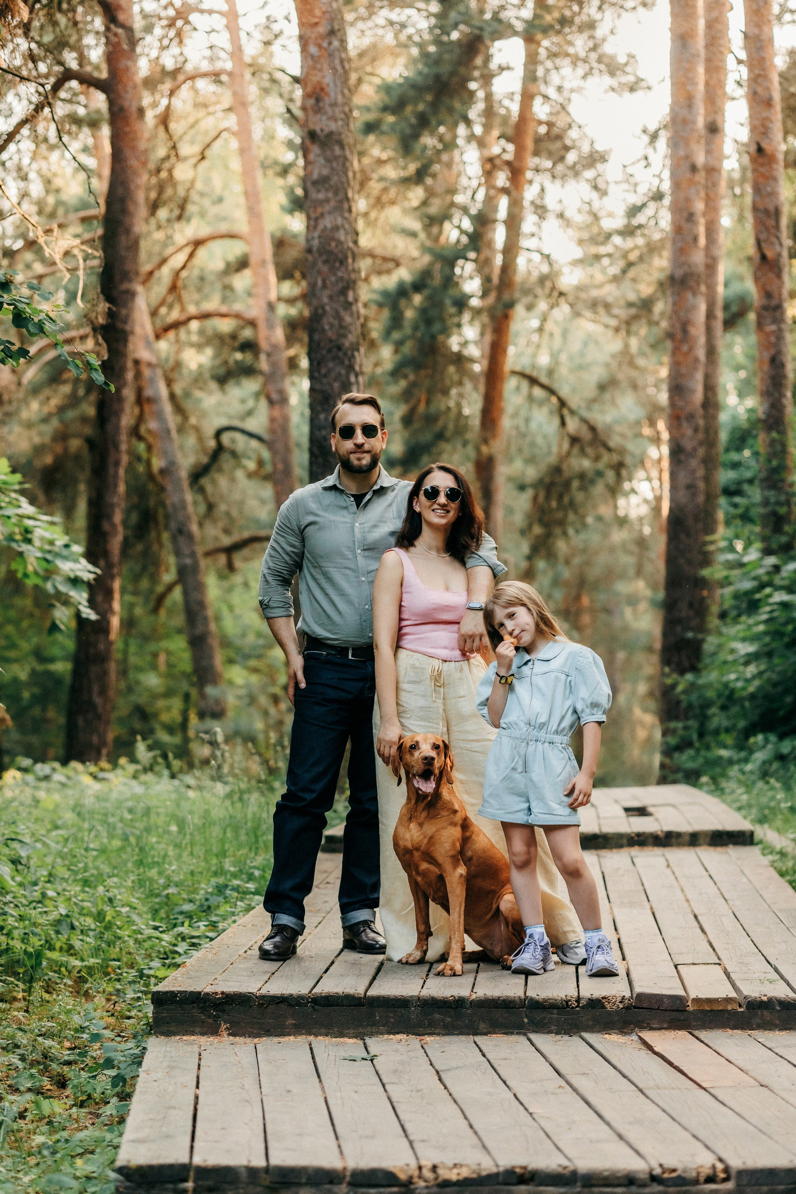 Марина, Глеб, Мая и Чили. Фотограф-анималист Елена Радченко, Москва