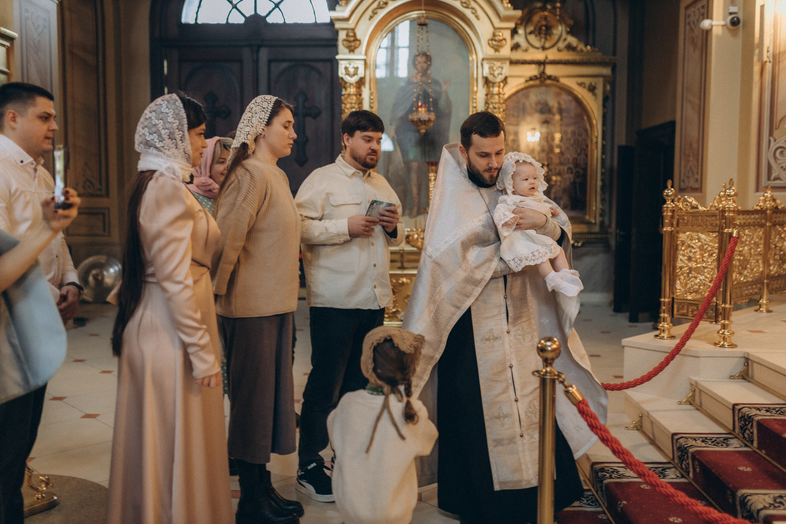 Крещение Анютки. Семейный фотограф и фотограф на роды в Ростове-на-Дону Мухина Виктория