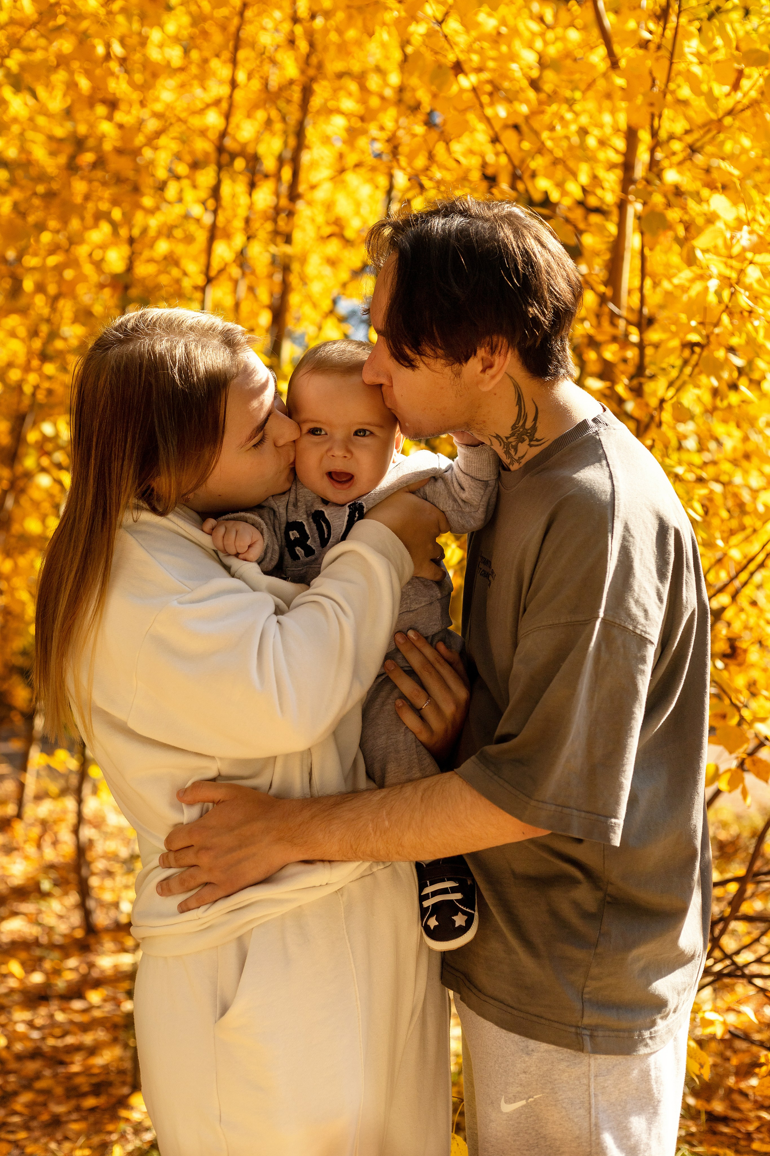Семейная осенняя фотосессия. Фотограф Ангарск Александра Зарубина