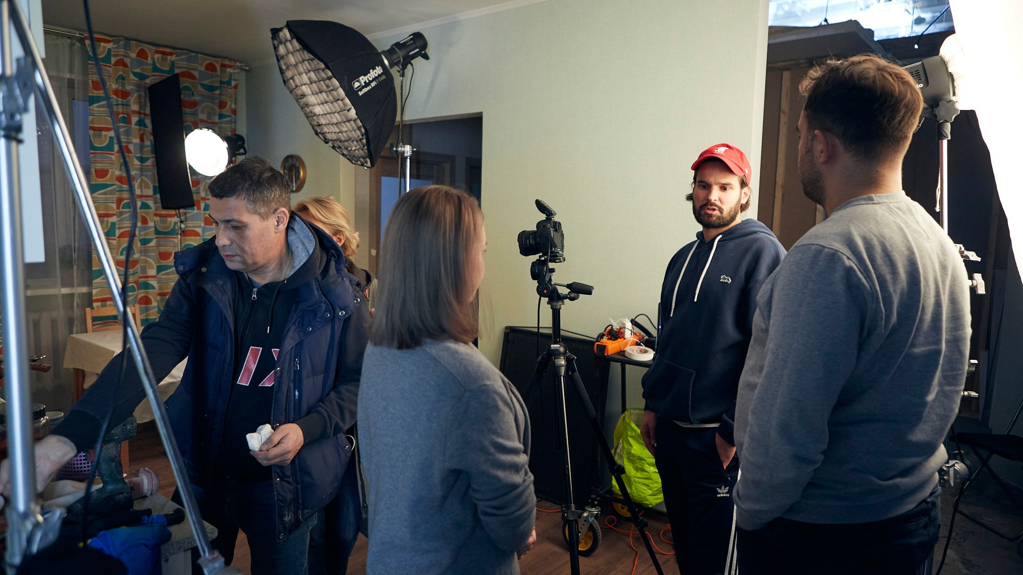 работа оператора и режиссёра