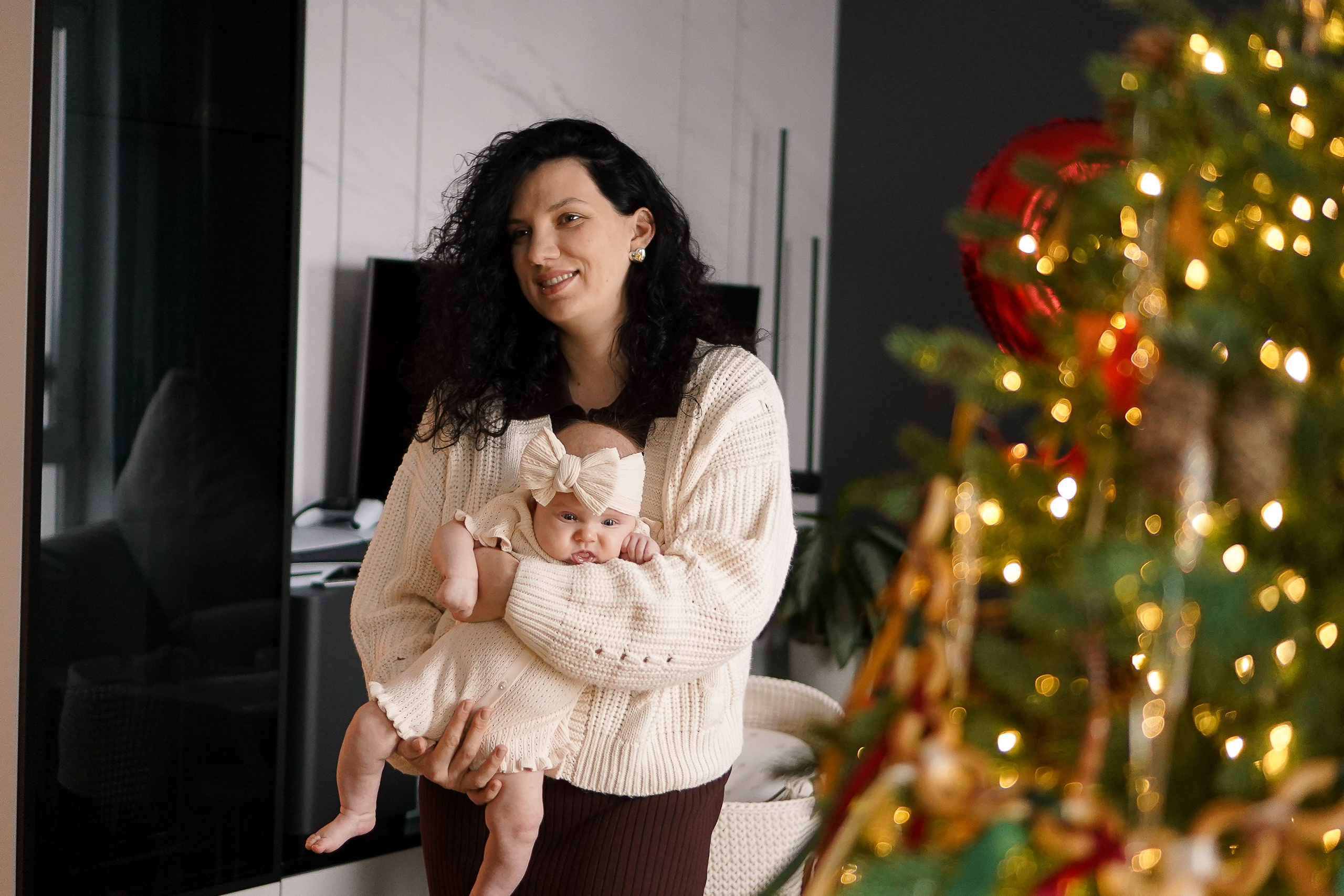 Новый год вчетвером. Семейный фотограф в Москве Коровушкина Наталья. Съемка контента