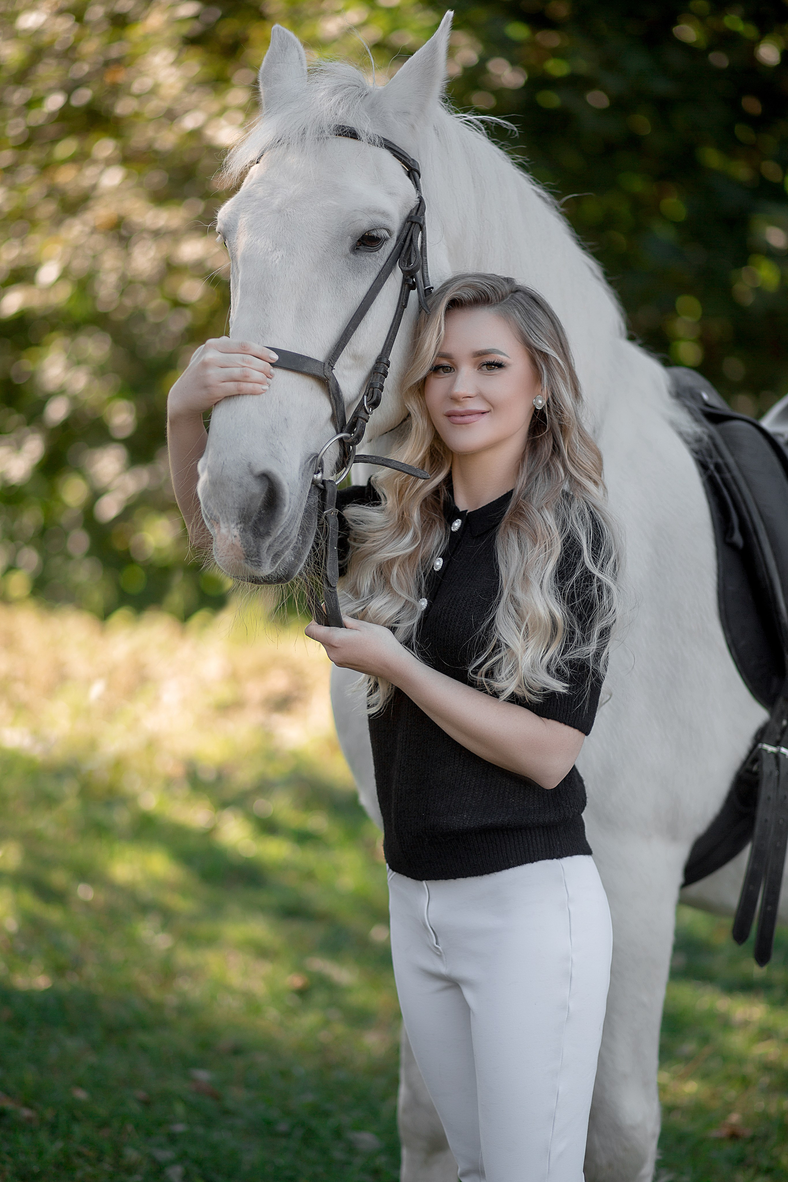 Наталья и Воробей. Фотосессия с лошадьми в Нижнем Новгороде