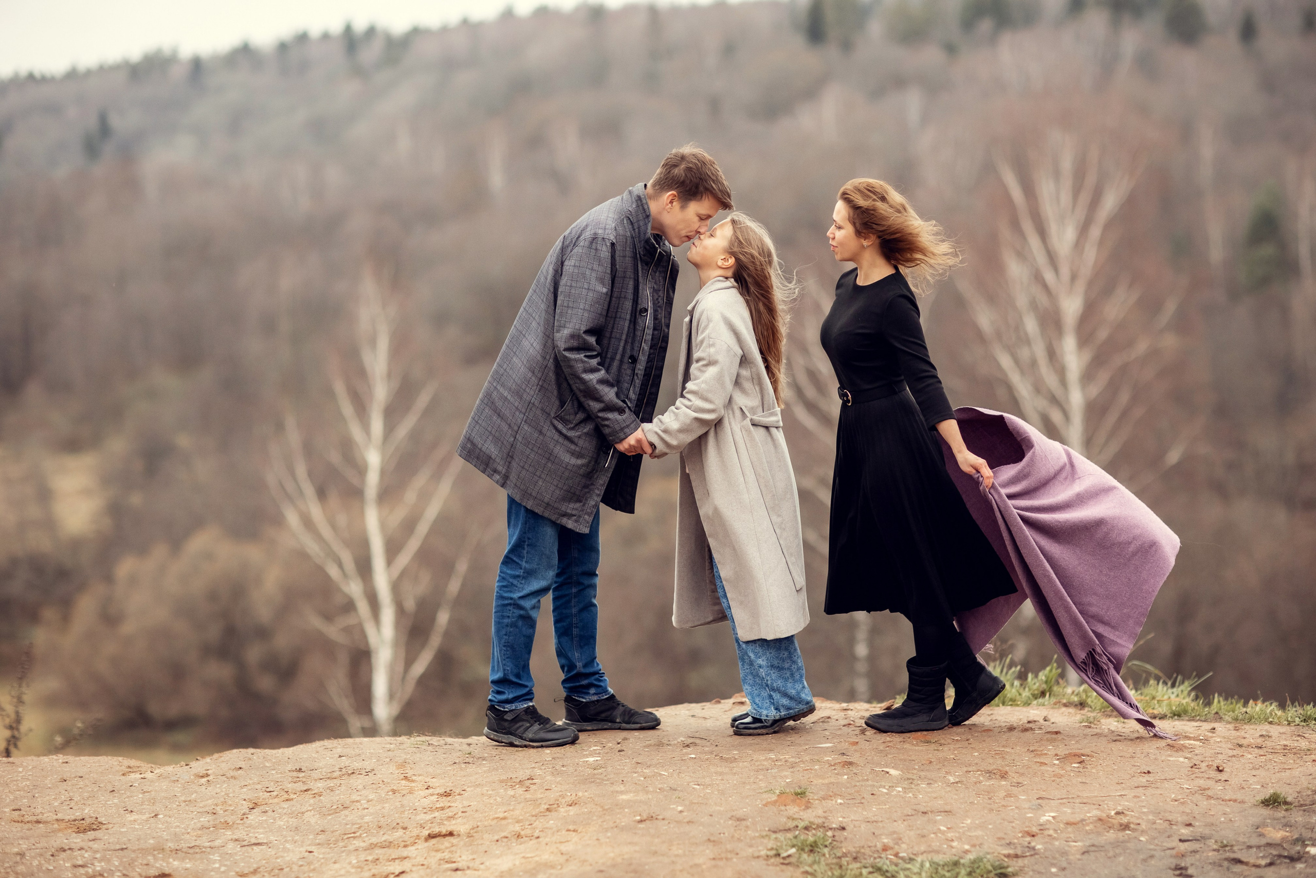 Лёша, Вика и Василиса. Детский и семейный фотограф в Москве Анна Ипатьева