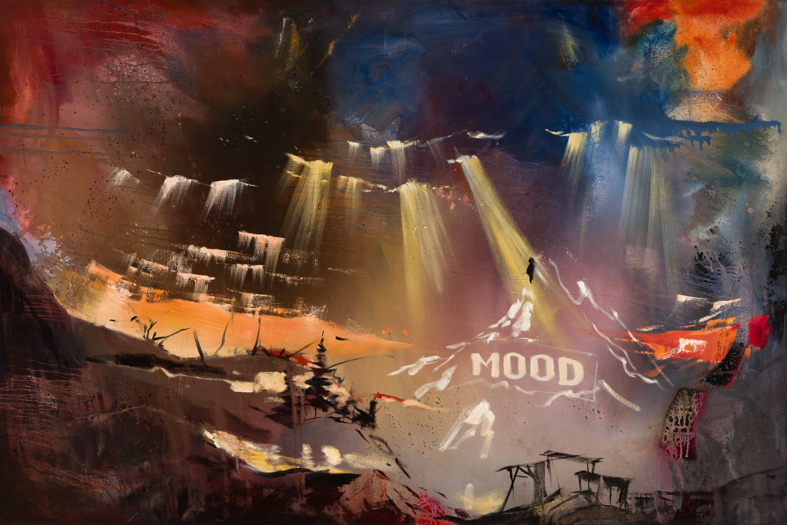 «Mood» - художник Алексей Апиш (холст, масло, 100x150 см, 2021)