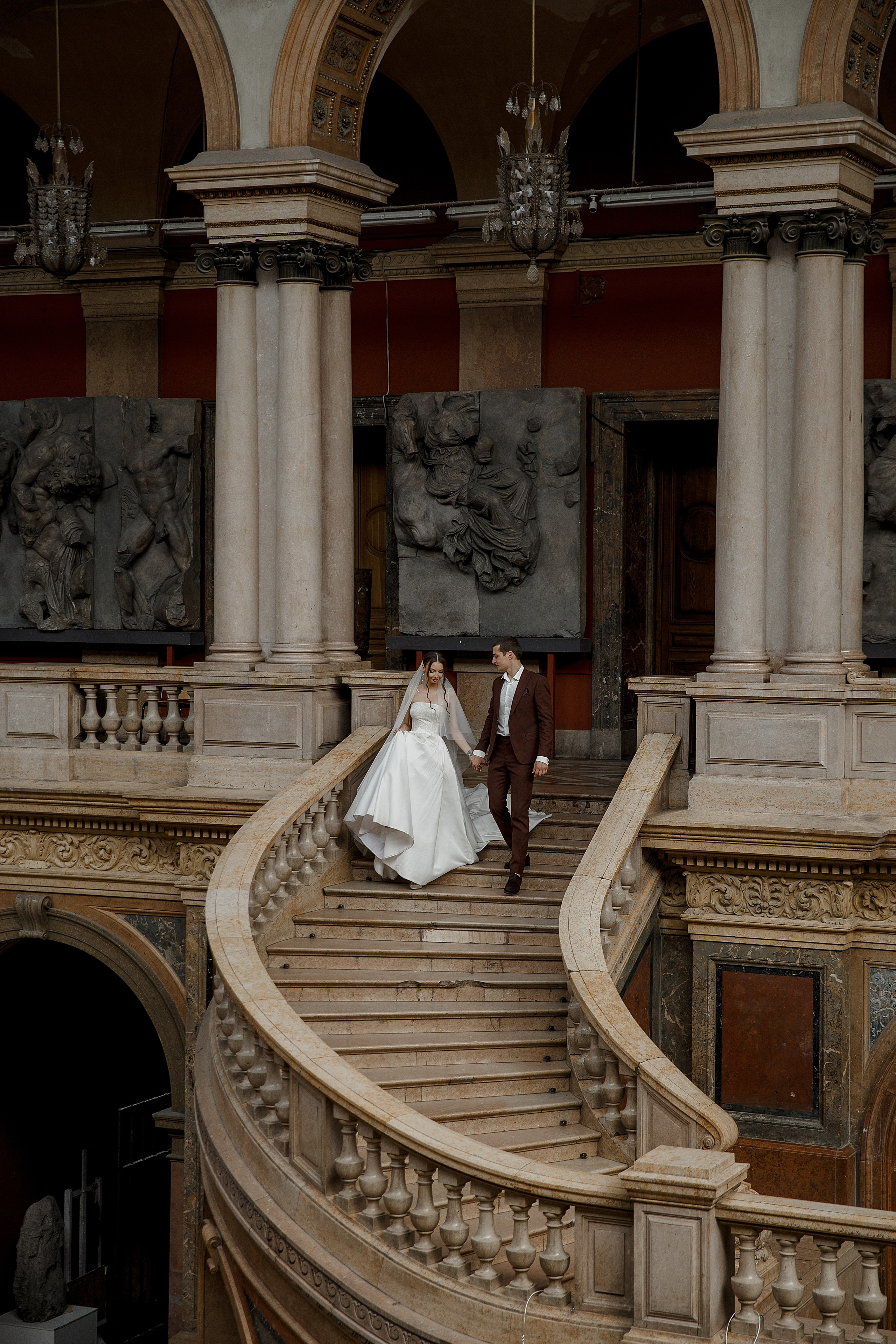 Свадебная в академии Штиглица. Свадебный фотограф Санкт-Петербург  Москва